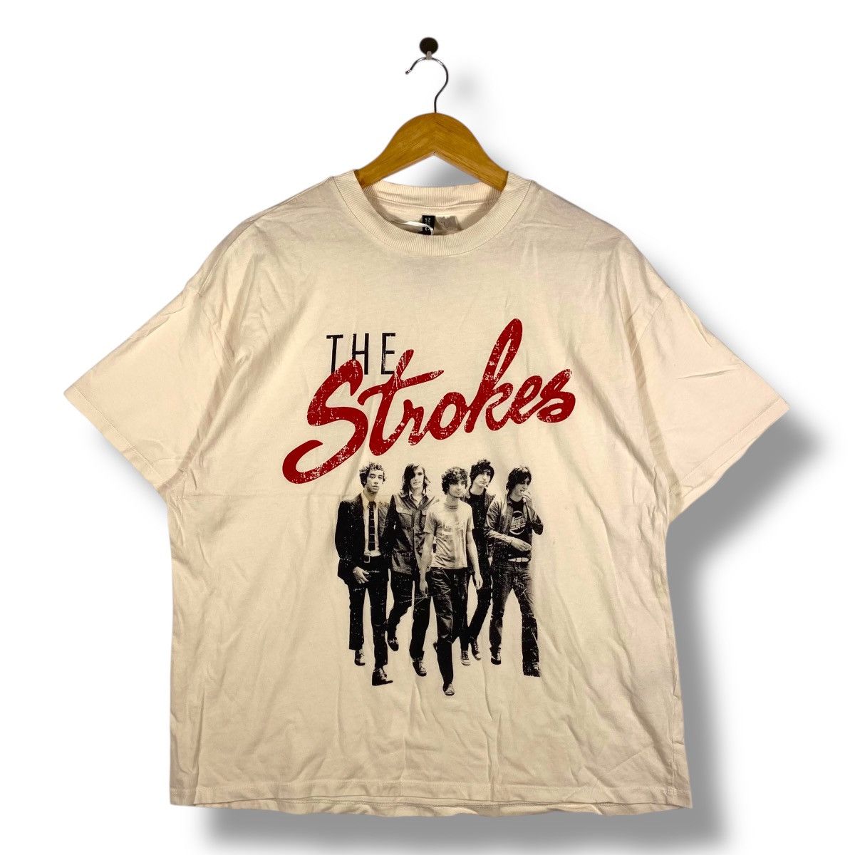 Band Tees The Strokes American Rock Band H M Baggy Tee Shirt Hoodie, Sweatshirt | PodTeesHub.com