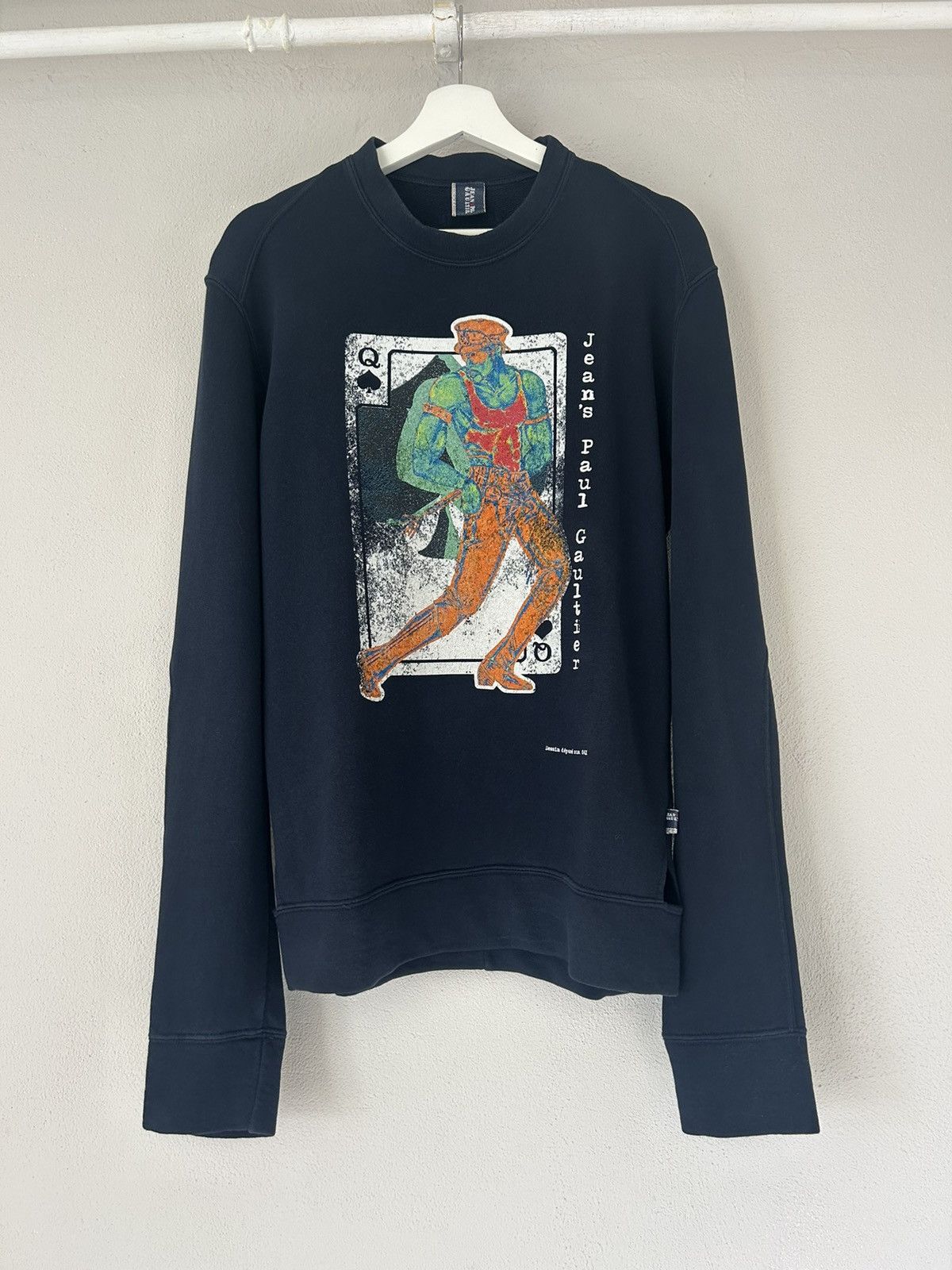 Jean Paul Gaultier Playing Card Graphic Sweatshirt T-Shirts, Hoodie | PodTeesHub.com