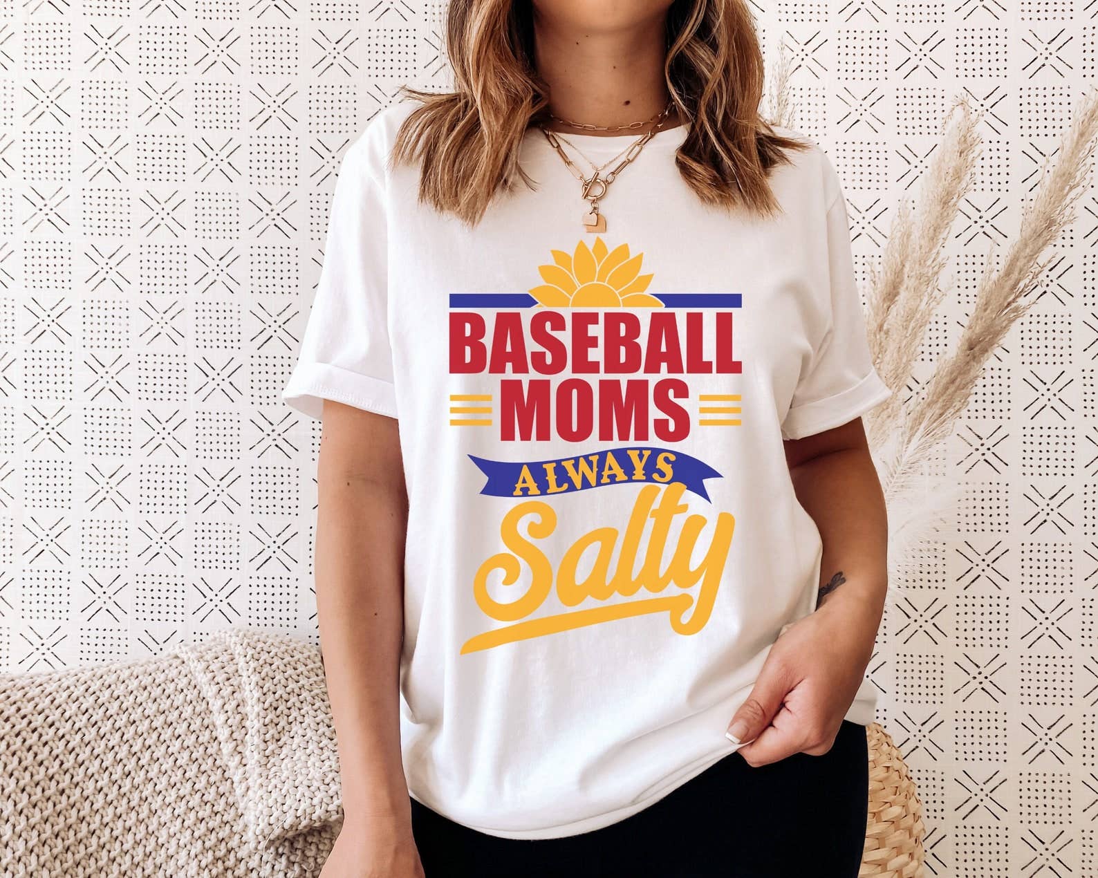 Baseball Mom Always Salty T-Shirt Hoodie, Sweatshirt | PodTeesHub.com