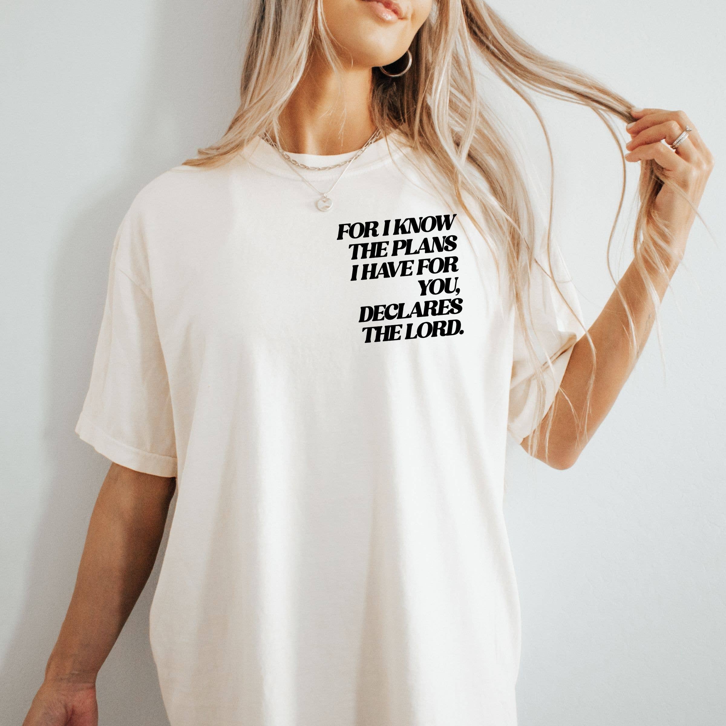 For I Know the Plans I Have For You Graphic Tee - Spring Tee Hoodie, Sweatshirt | PodTeesHub.com