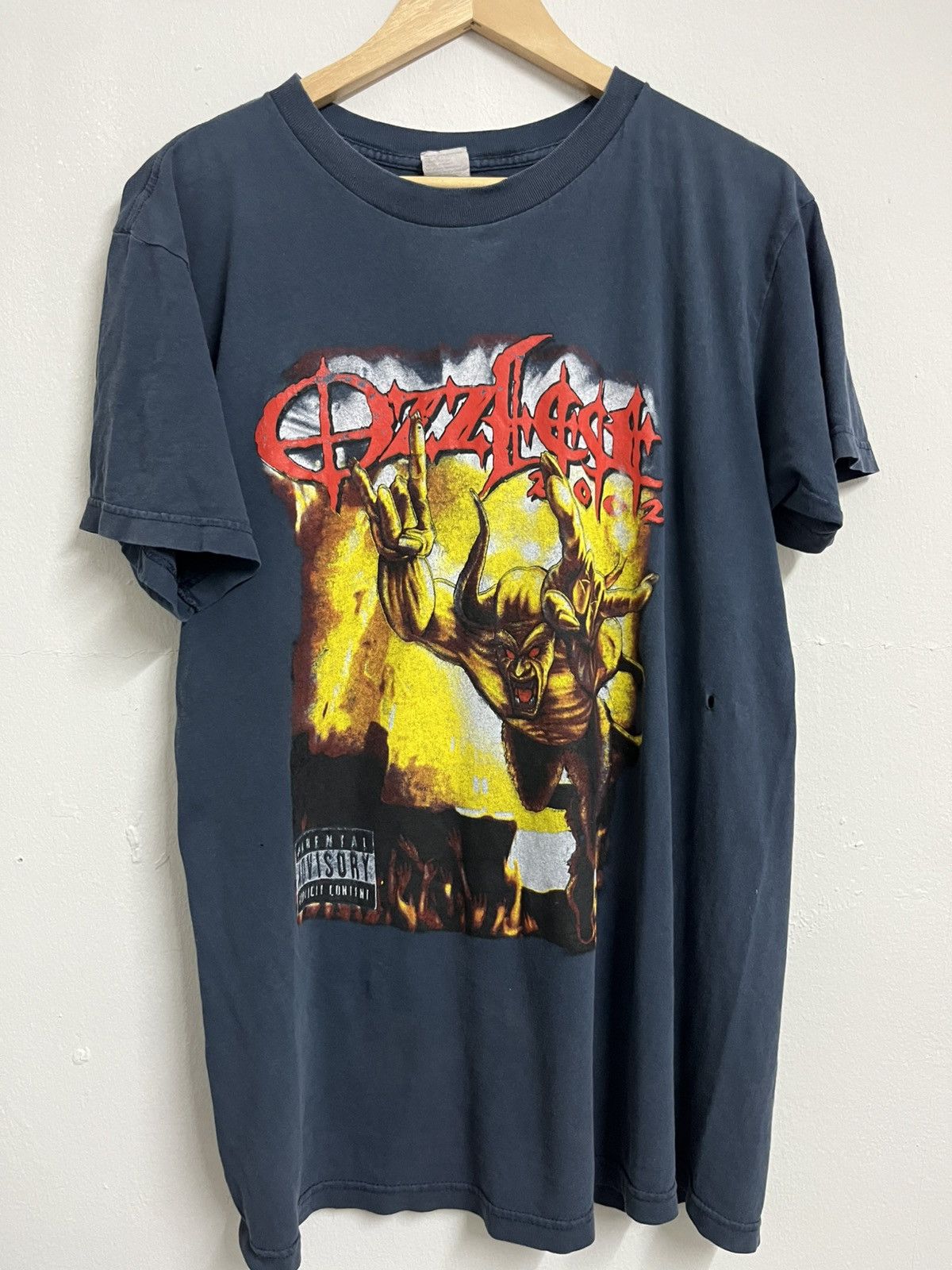 Metallica 2002 Ozzfest Promo Black Metal Tees Hoodie, Sweatshirt | PodTeesHub.com