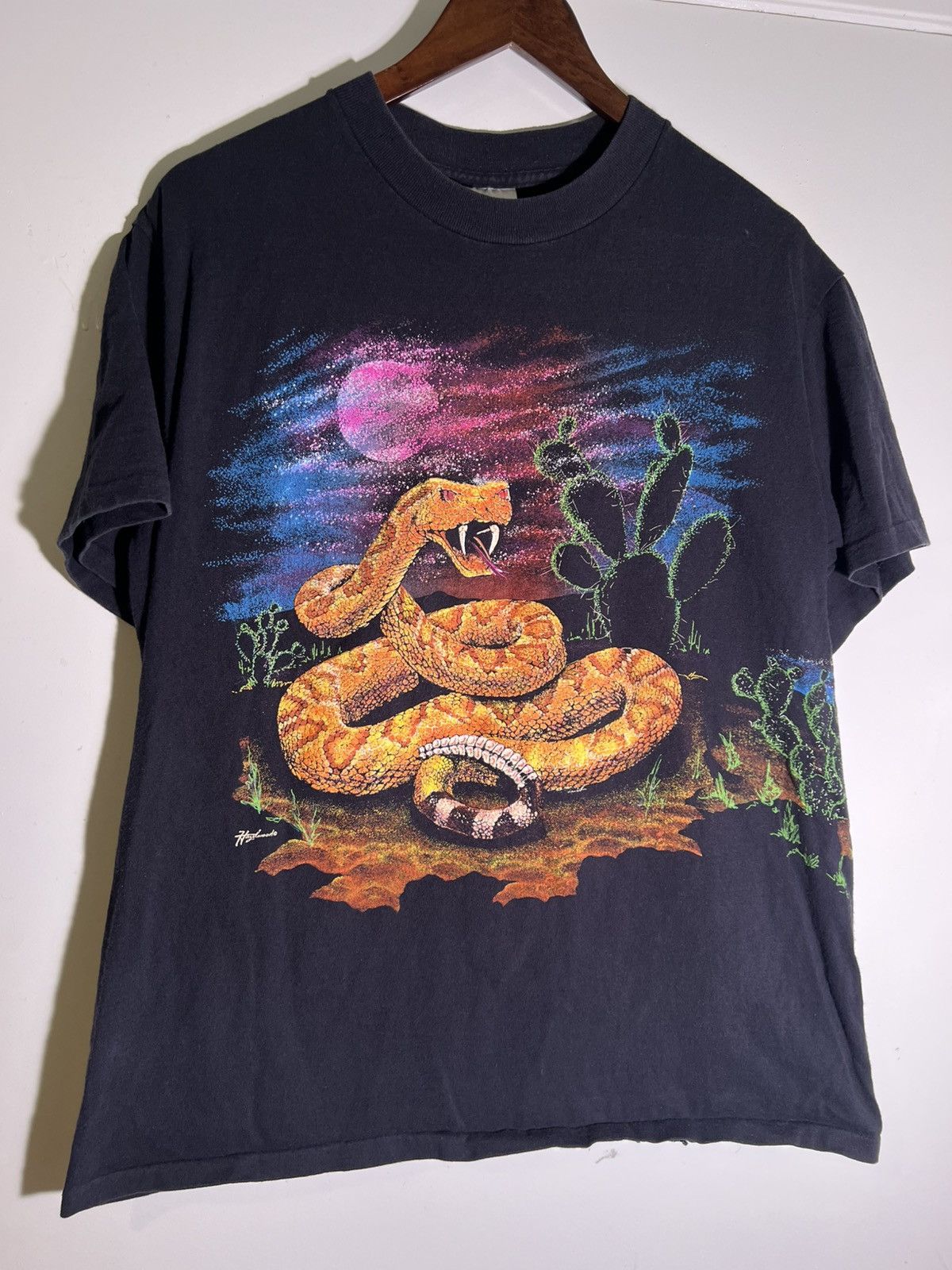 Vintage 80 S 90 S Vtg Vintage Desert Rattlesnake Retro Indie T Shirt Hoodie, Sweatshirt | PodTeesHub.com
