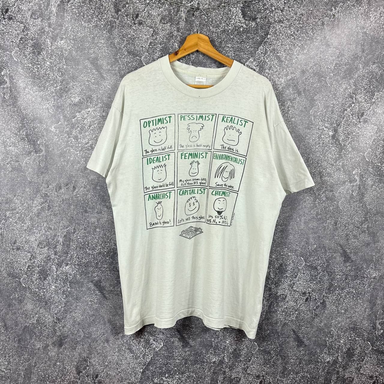 Vintage Funny Life Personalitees Halfmoon 1994 Vintage T-Shirts, Hoodie, Sweatshirt