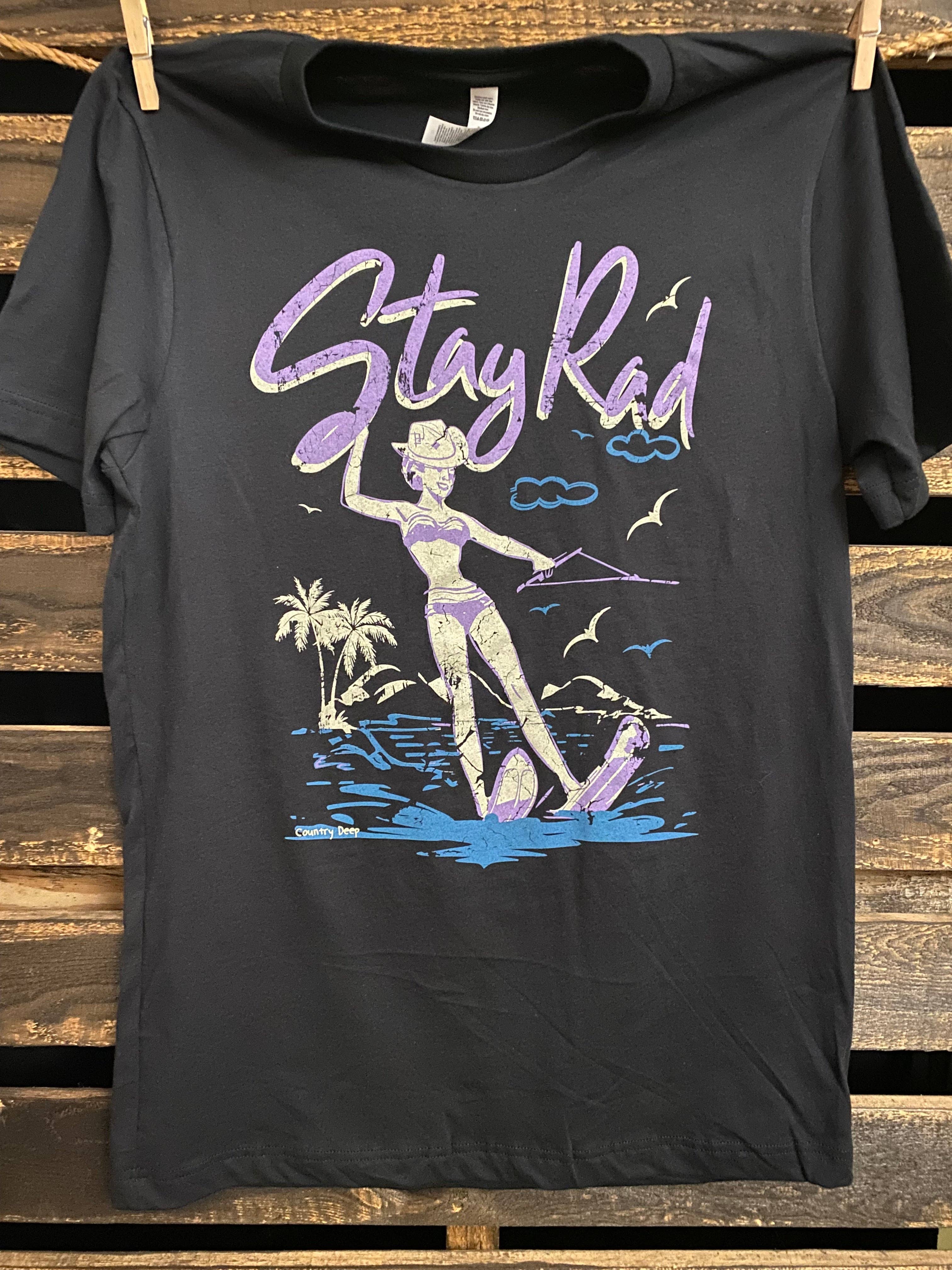 Stay Rad 70's Unisex T-Shirt Hoodie, Sweatshirt | PodTeesHub.com
