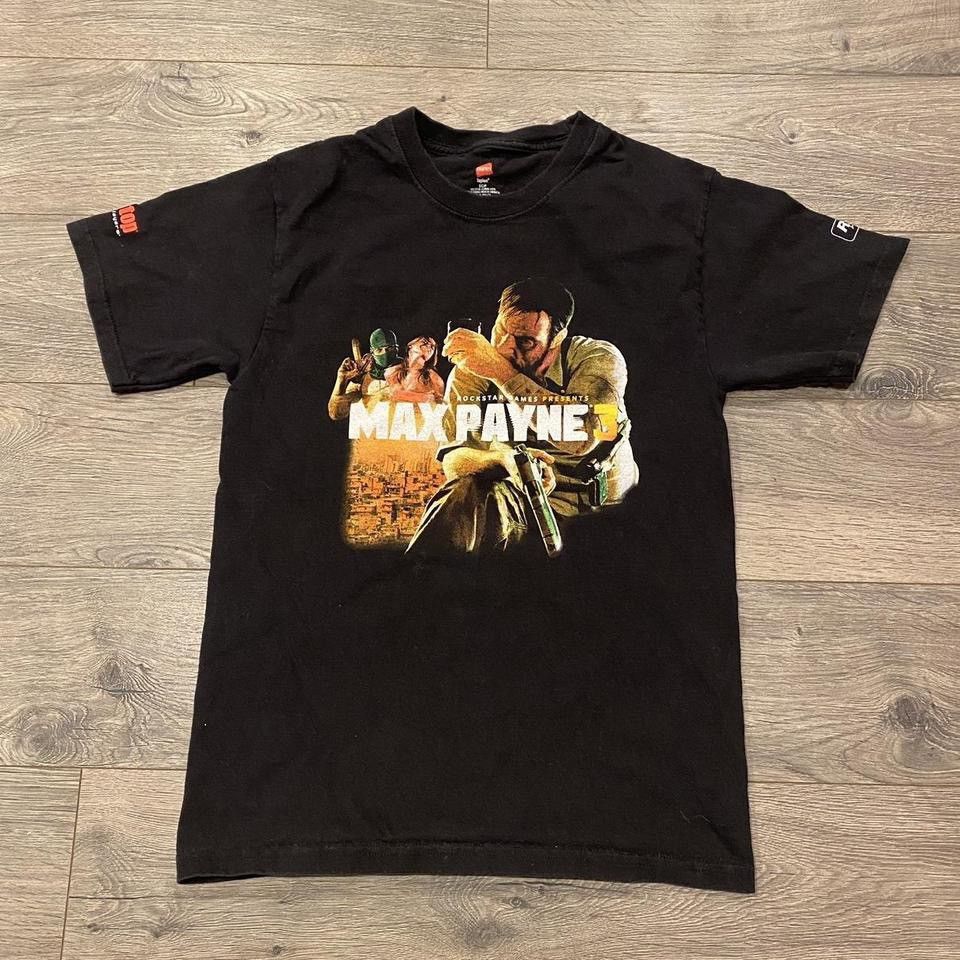 Vintage 2012 Max Payne 3 Video Game Shirt Size Small T-Shirts, Hoodie, Sweatshirt