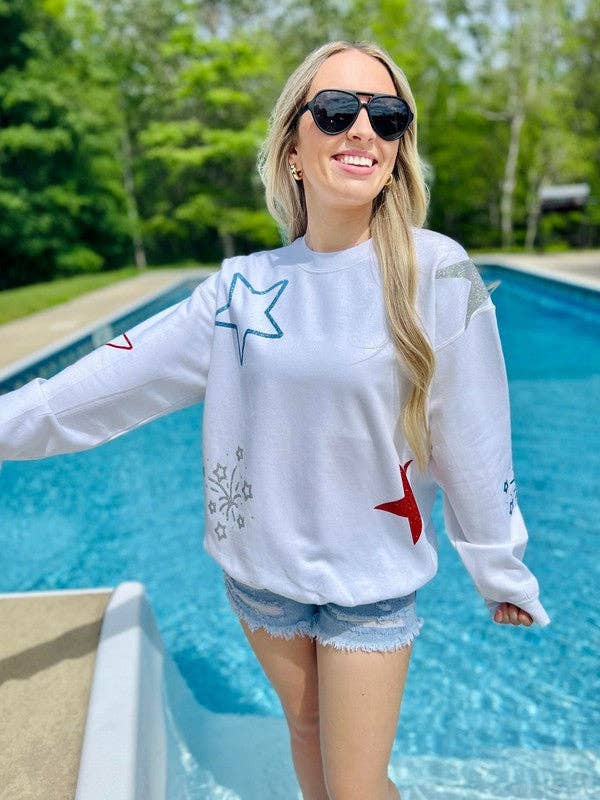 360 Fourth of July Patriotic Glitter Sweatshirt T-Shirts, Hoodie | PodTeesHub.com