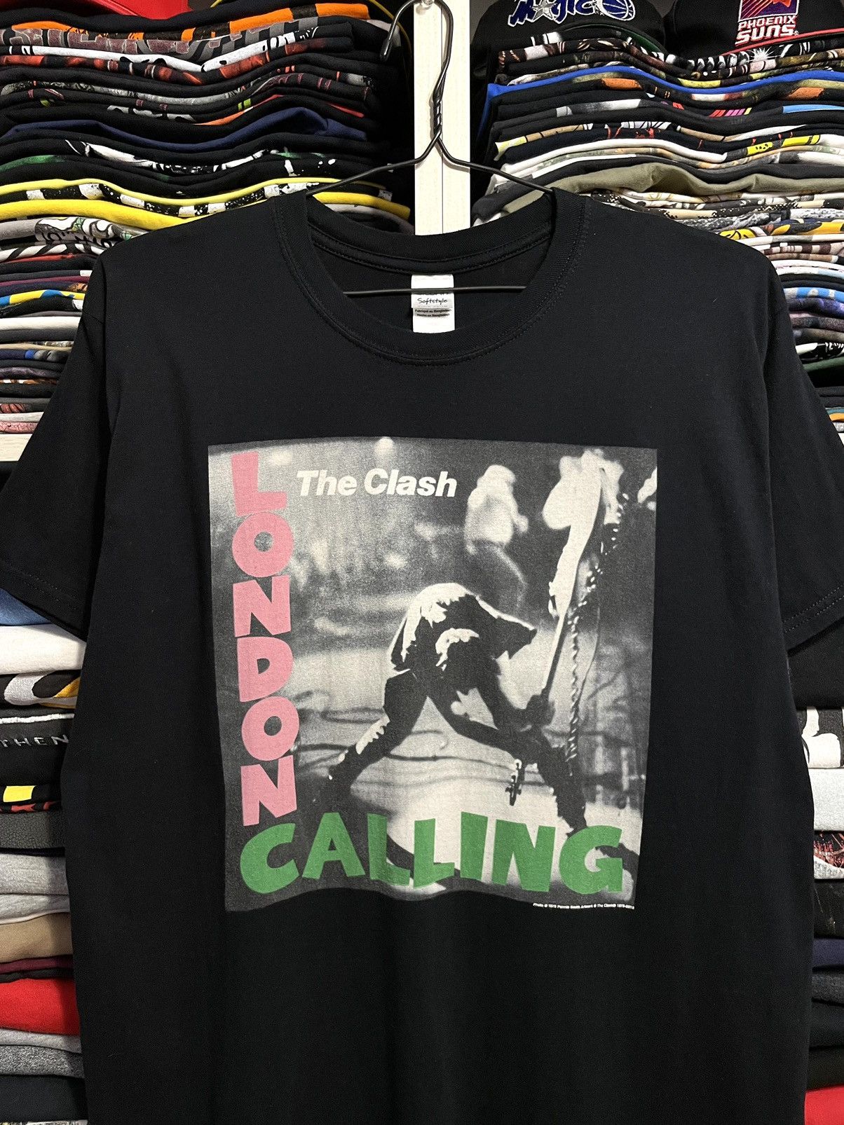 Band Tees Vintage Y2k The Clash London Calling Punk Rock Band T Shirt Hoodie, Sweatshirt | PodTeesHub.com