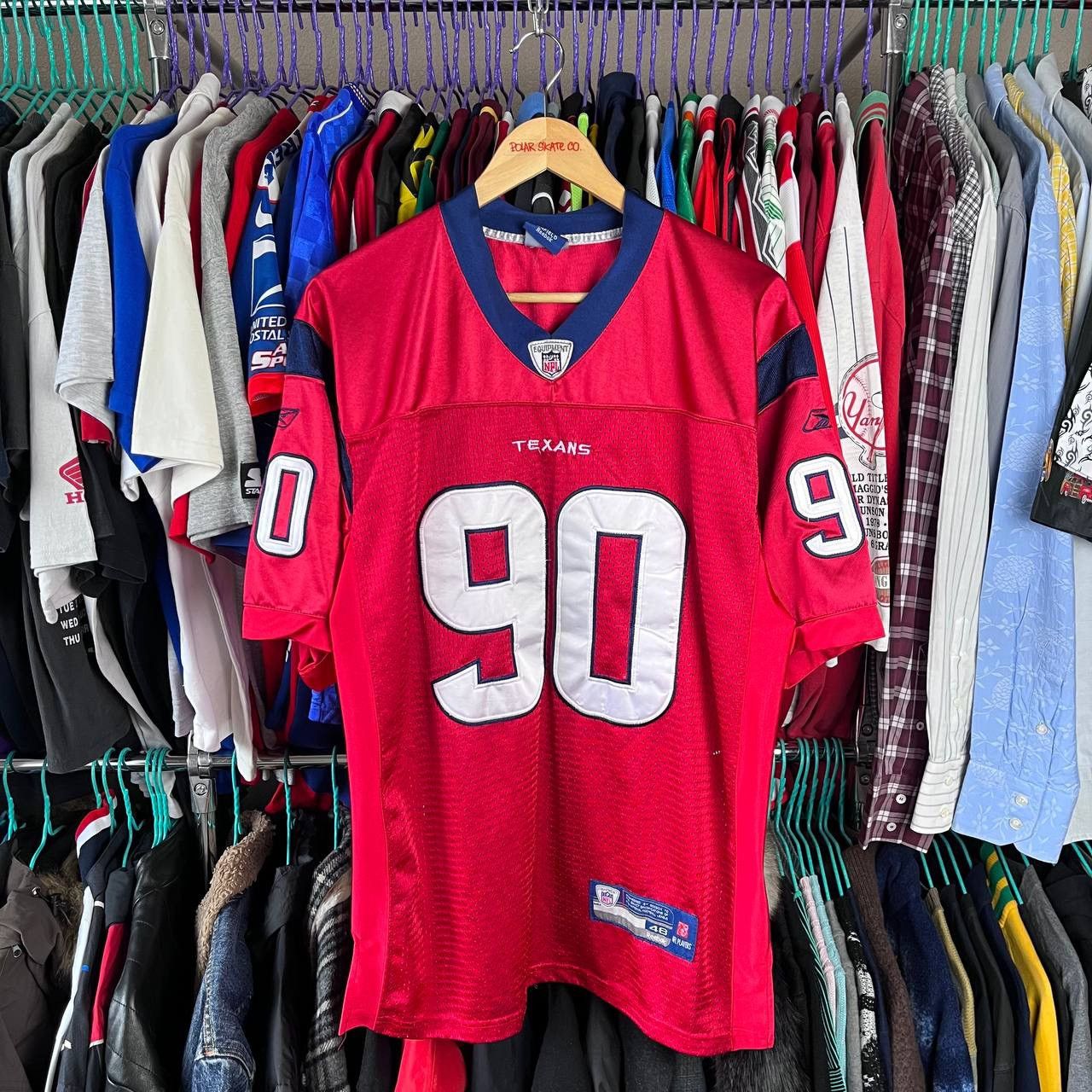 X Vintage Reebok Houston Texans 90 Mario Williams Football T-Shirts, Hoodie, Sweatshirt