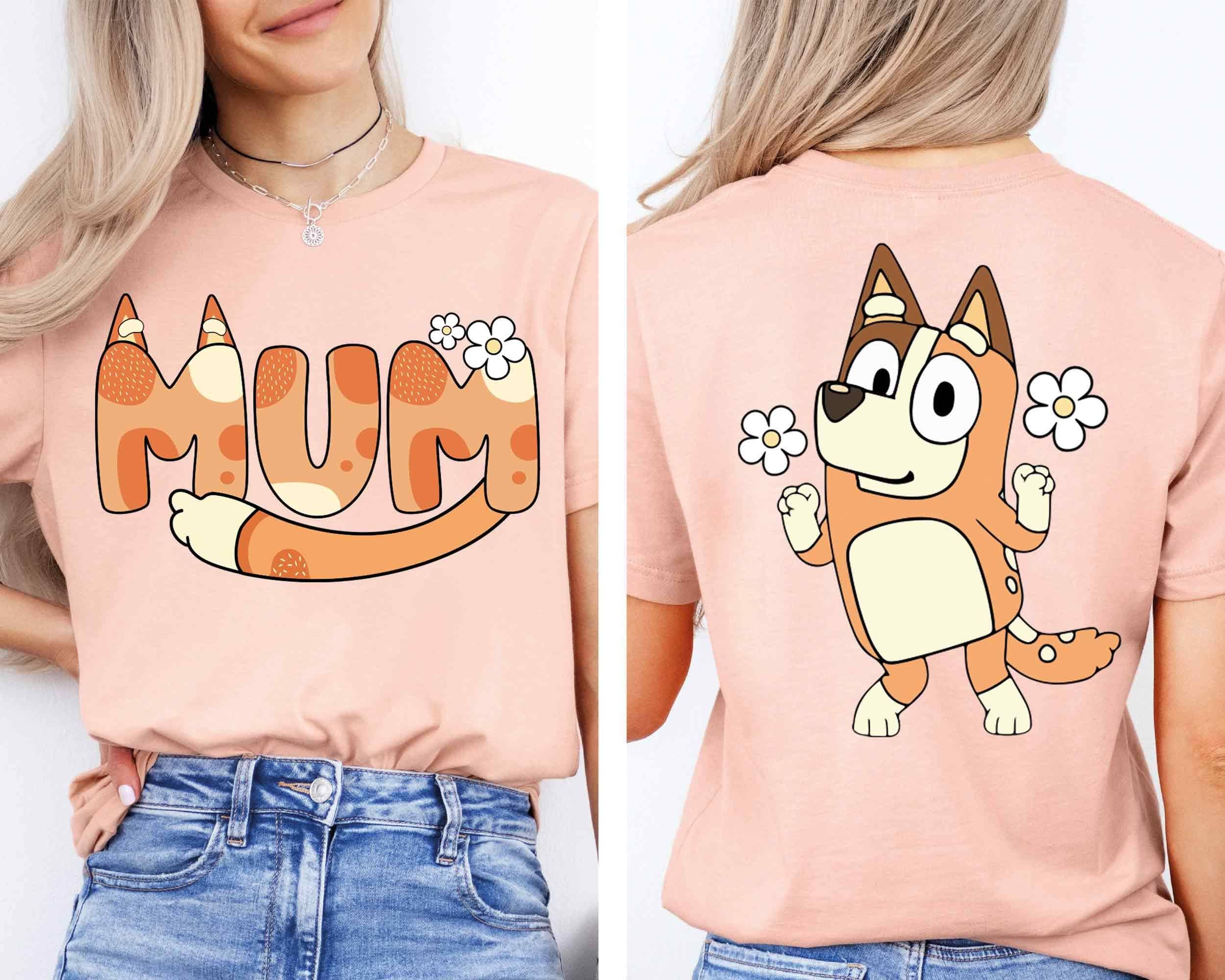 Dog Family Matching Tee - Blue Mom Shirt Hoodie, Sweatshirt | PodTeesHub.com