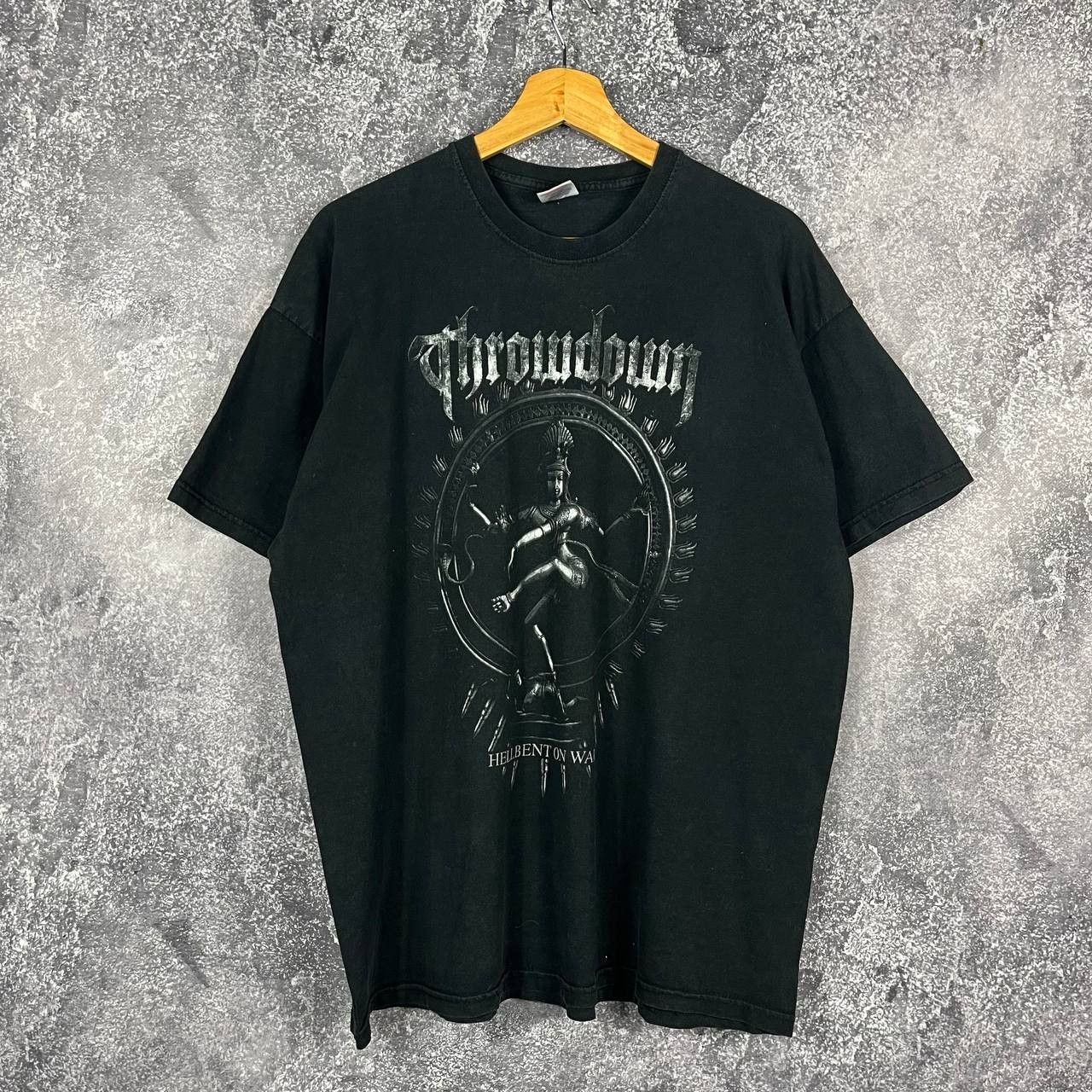 Band Tees Throwdown Hellbent On War Rock Band Vintage T Shirt 90s Hoodie, Sweatshirt | PodTeesHub.com