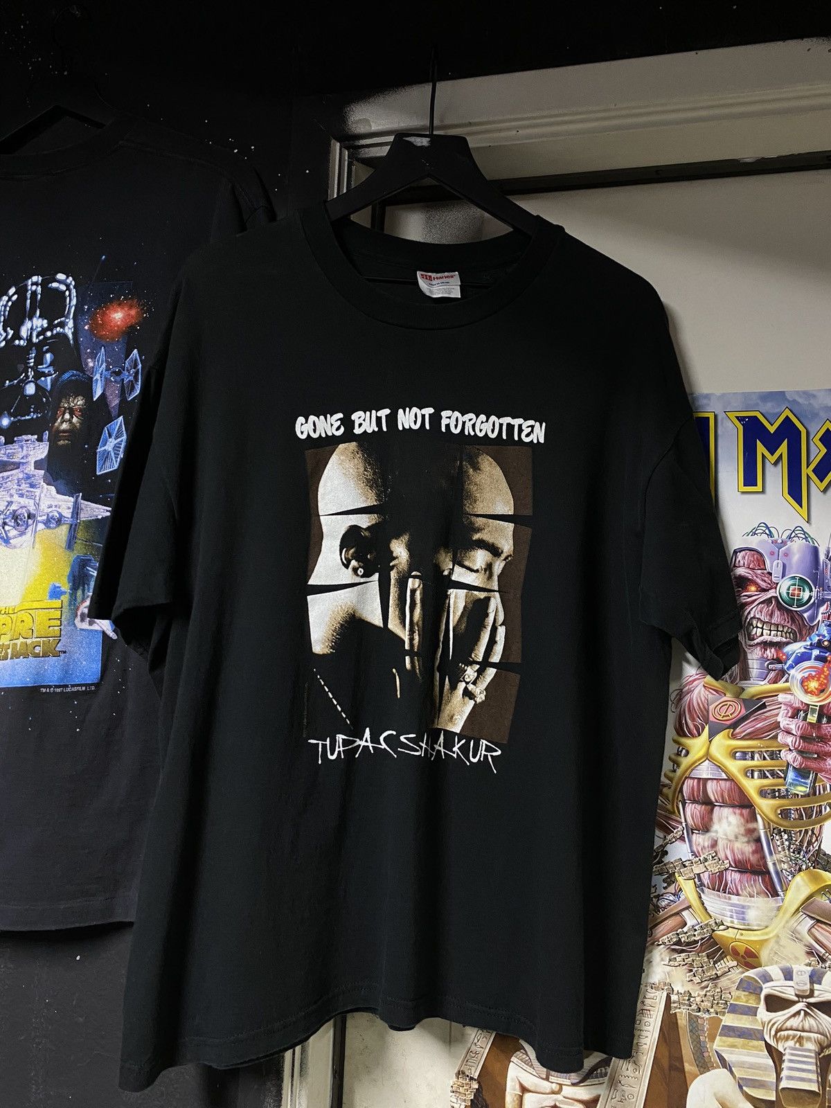 Rap Tees Vintage 1997 Tupac Rap T Shirt Adult Size Xlarge Hoodie, Sweatshirt | PodTeesHub.com