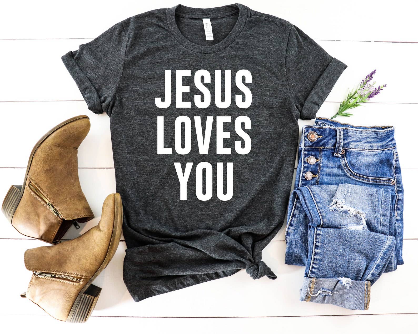 Jesus Loves You T-Shirt Hoodie, Sweatshirt | PodTeesHub.com