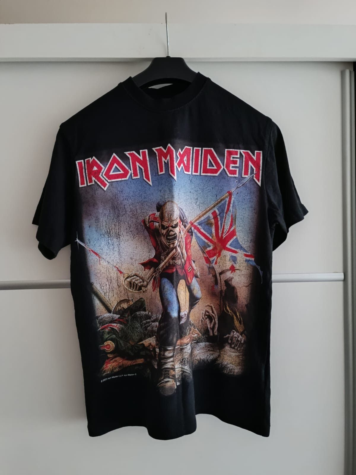 Iron Maiden X Pull Bear Iron Maiden Black T Shirt Hoodie, Sweatshirt | PodTeesHub.com