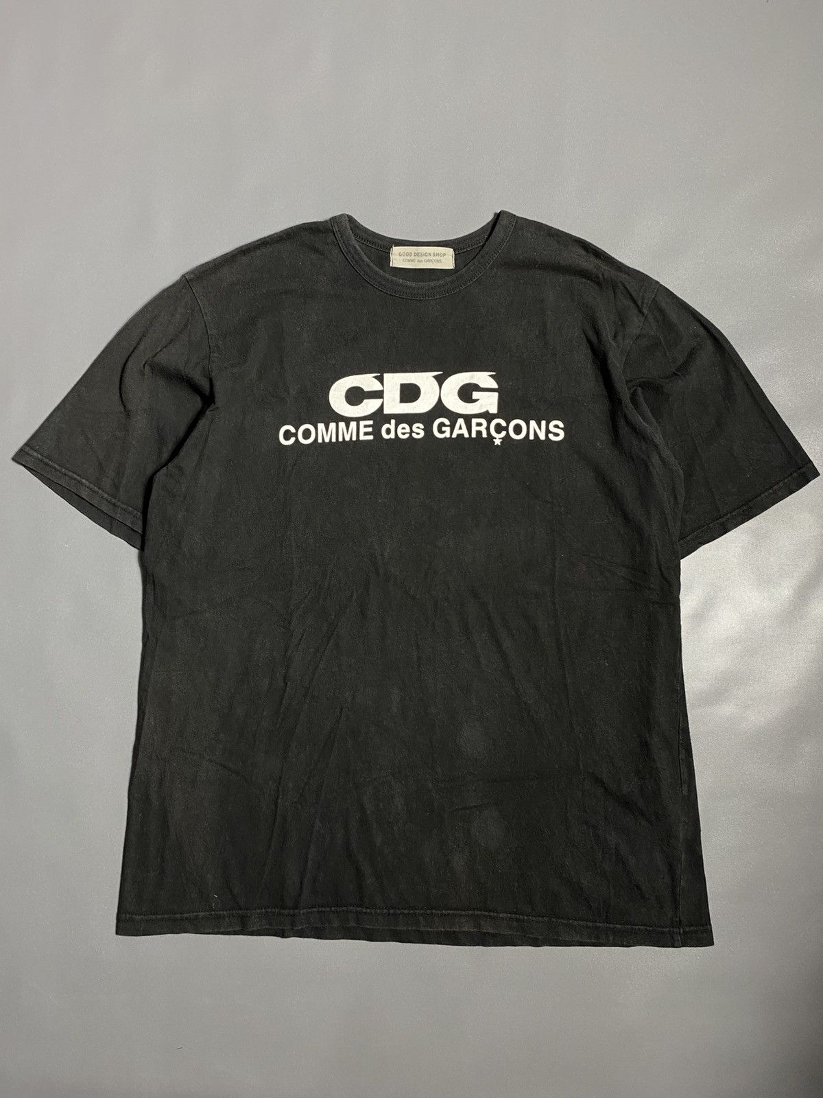 Cdg By Comme Des Garcons Comme Des Garcons Cdg Logo Faded Tee Hoodie, Sweatshirt | PodTeesHub.com