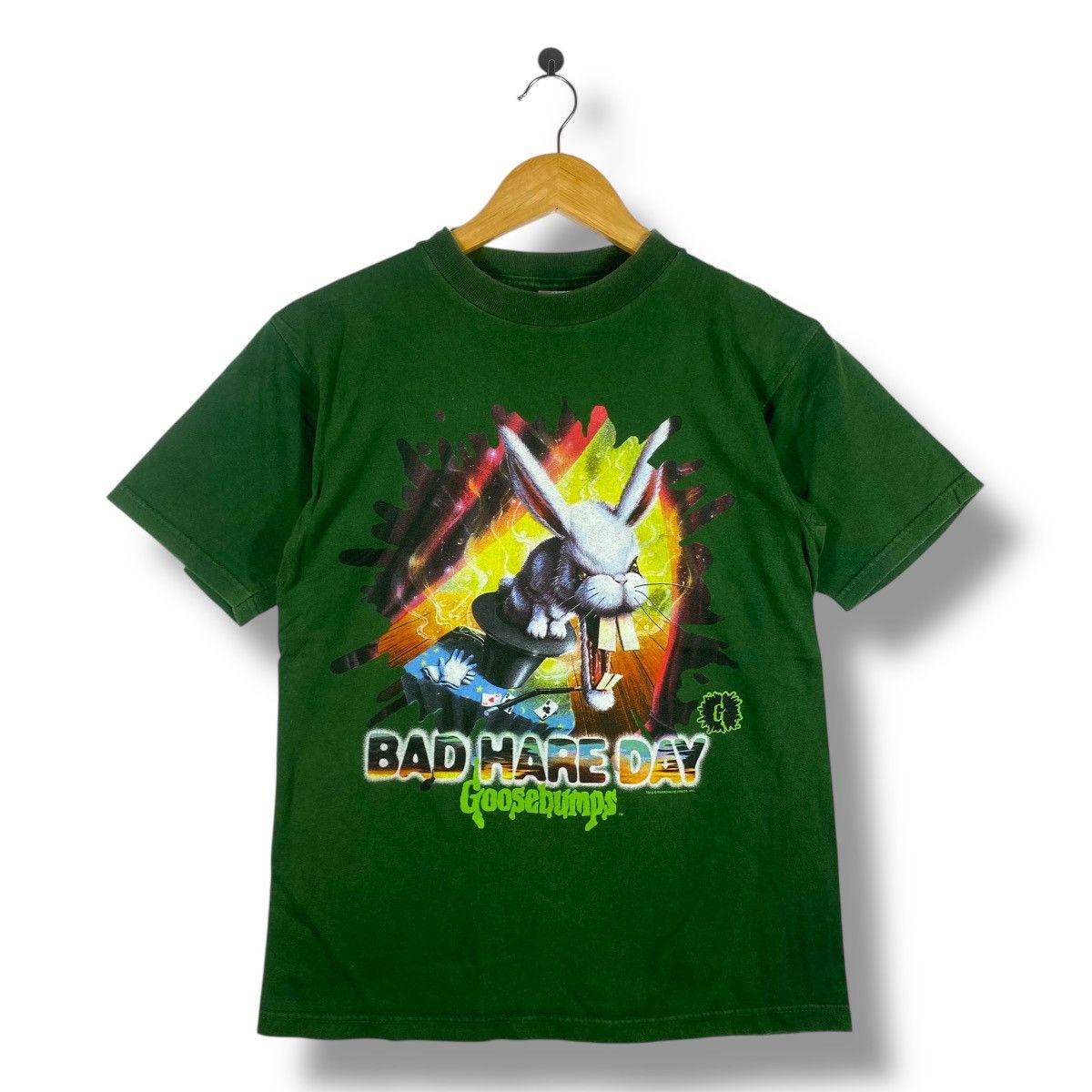 Vintage 90 Goosebumps Bad Hare Day Horror Film Tee Shirt Hoodie, Sweatshirt | PodTeesHub.com
