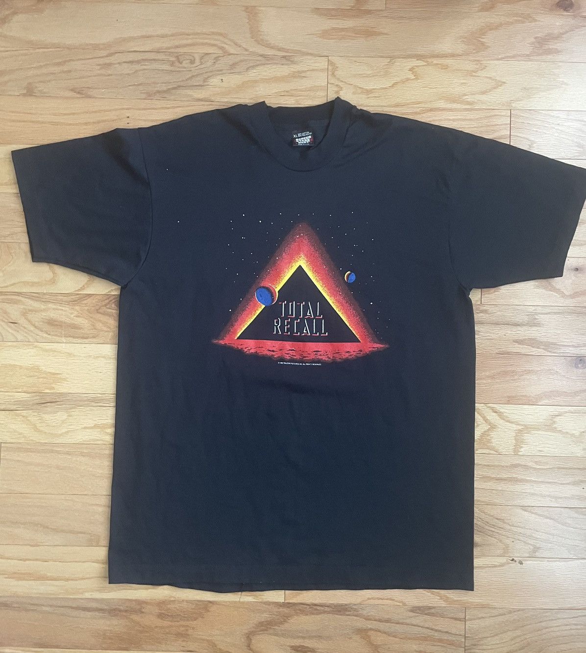 Vintage Total Recall Movie T Shirt Tee 90s Hoodie, Sweatshirt | PodTeesHub.com