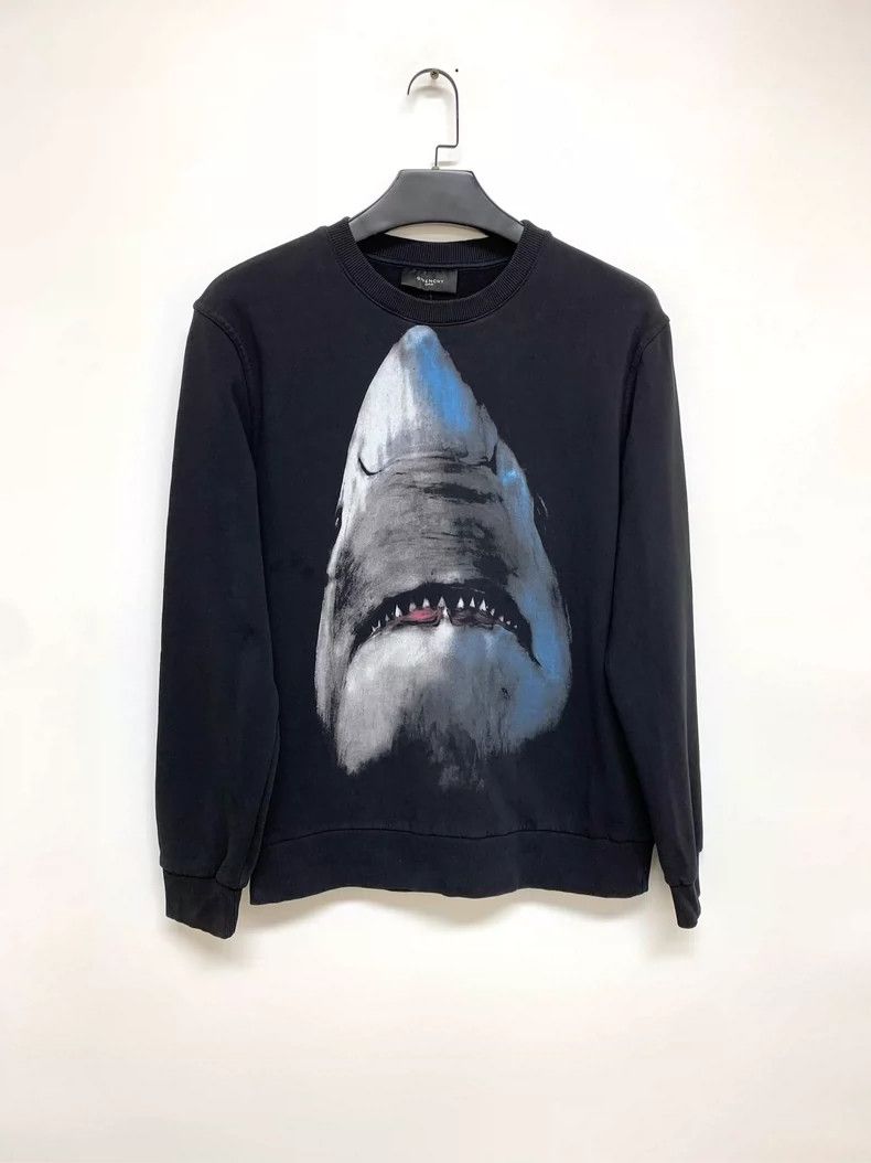 Givenchy Shark Graphic Sweatshirt Size Small Dmc T-Shirts, Hoodie | PodTeesHub.com