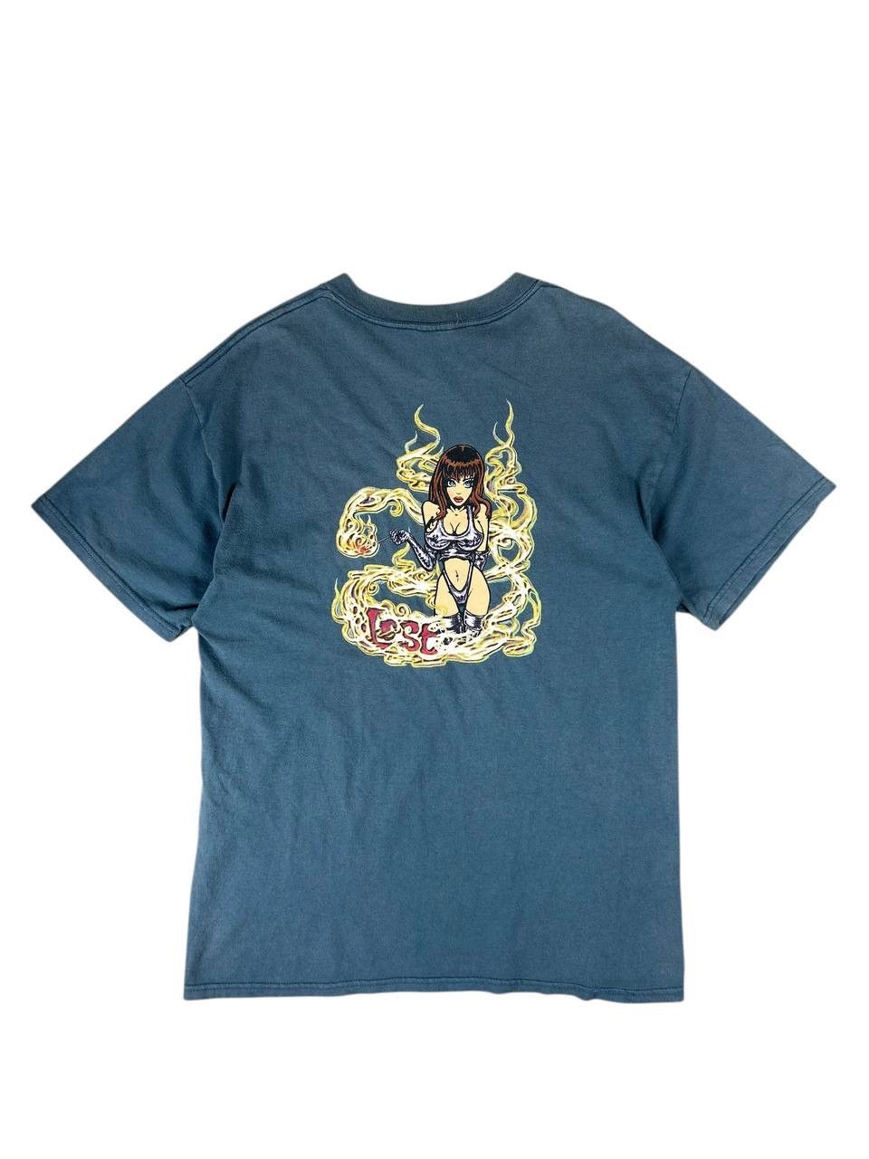 Hook Ups Vintage 90s Lost Skateboards Sexy Girl Tee Hoodie, Sweatshirt | PodTeesHub.com