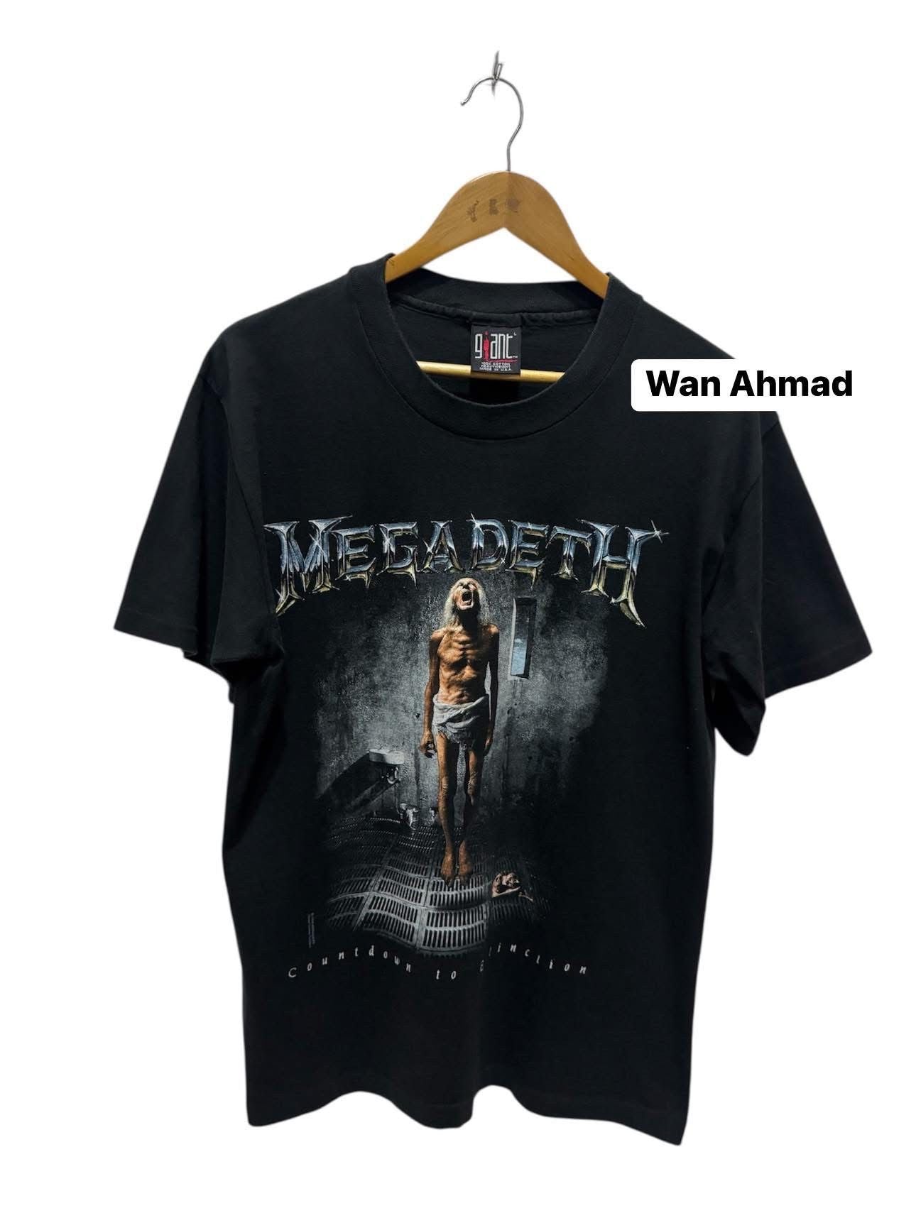 Band Tees Rare Vintage 90 S Megadeth Tee Hoodie, Sweatshirt | PodTeesHub.com
