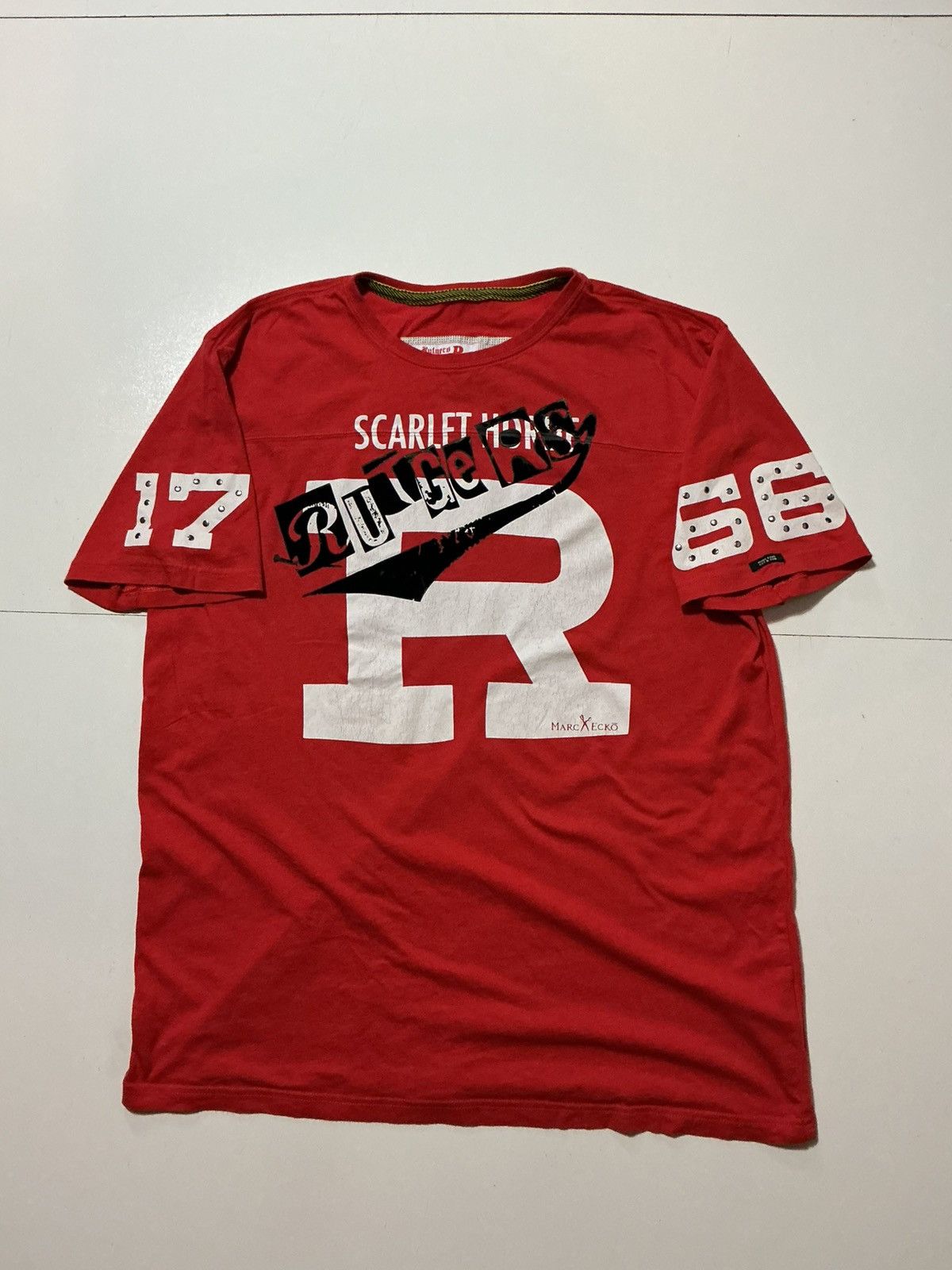 Ecko Marc Ecko Rutgers University Scarlet Knights Y2k T Shirt Hoodie, Sweatshirt | PodTeesHub.com