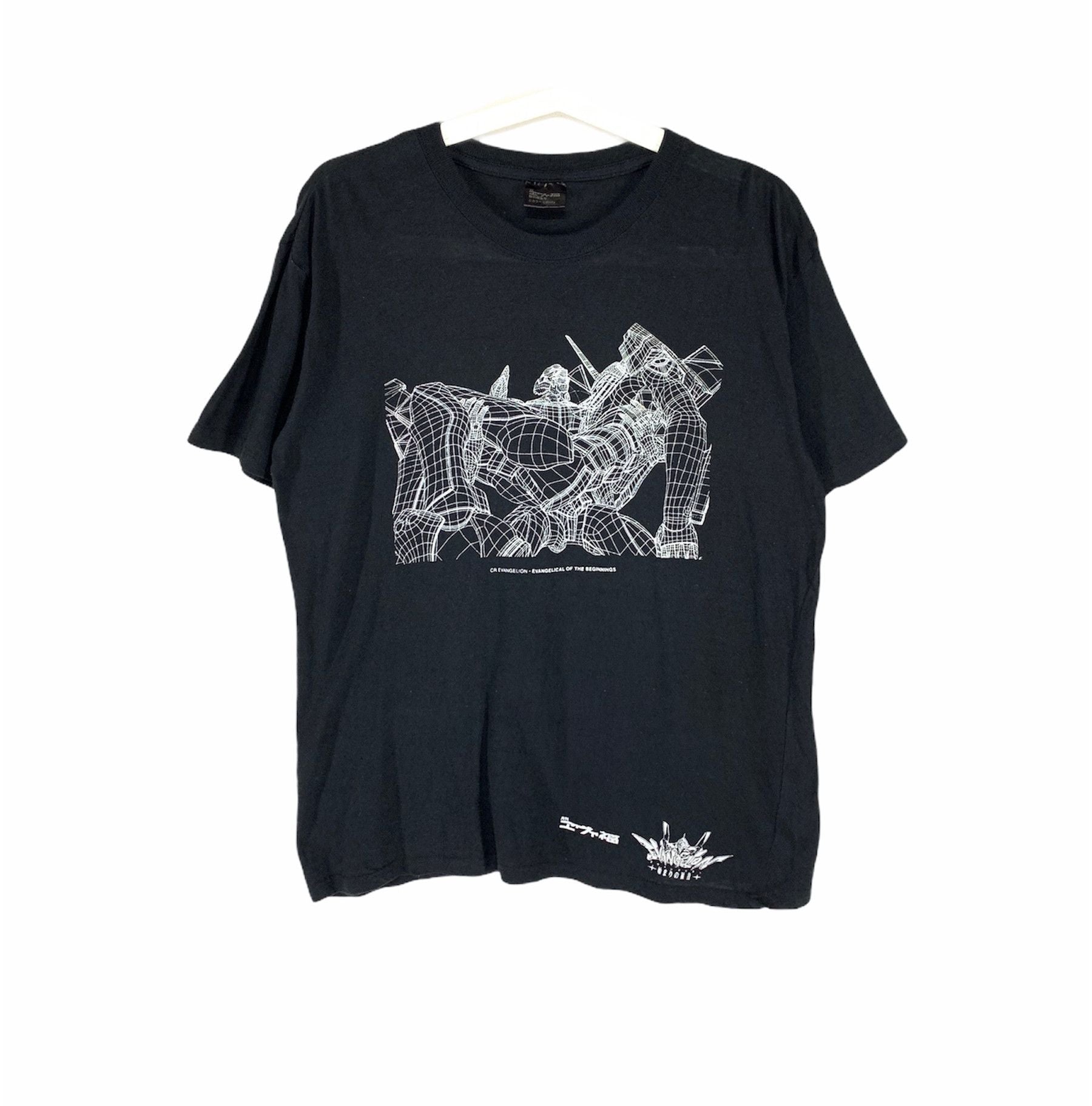 Japanese Brand X Vintage Cr Evangelion Evangelical Beginning Anime Shirt T-Shirts, Hoodie, Sweatshirt