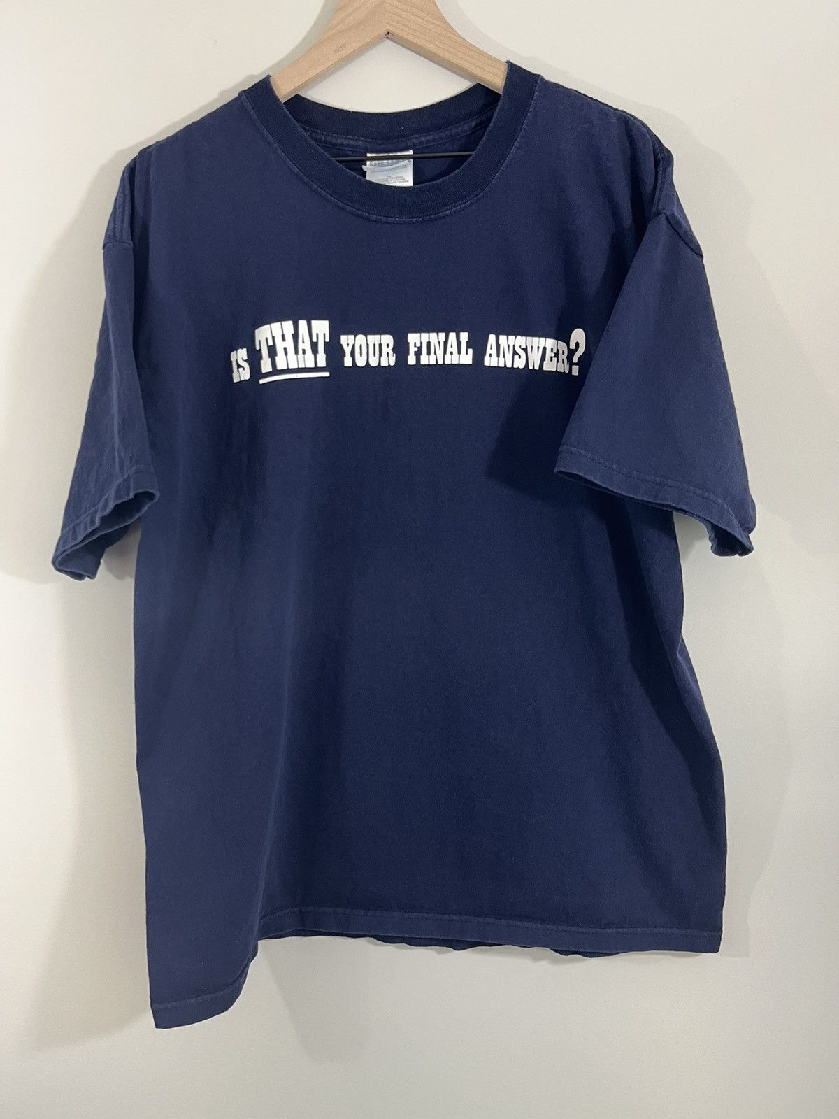 Vintage Is That Your Final Answer Faded Y2k Funny Tee Hoodie, Sweatshirt | PodTeesHub.com