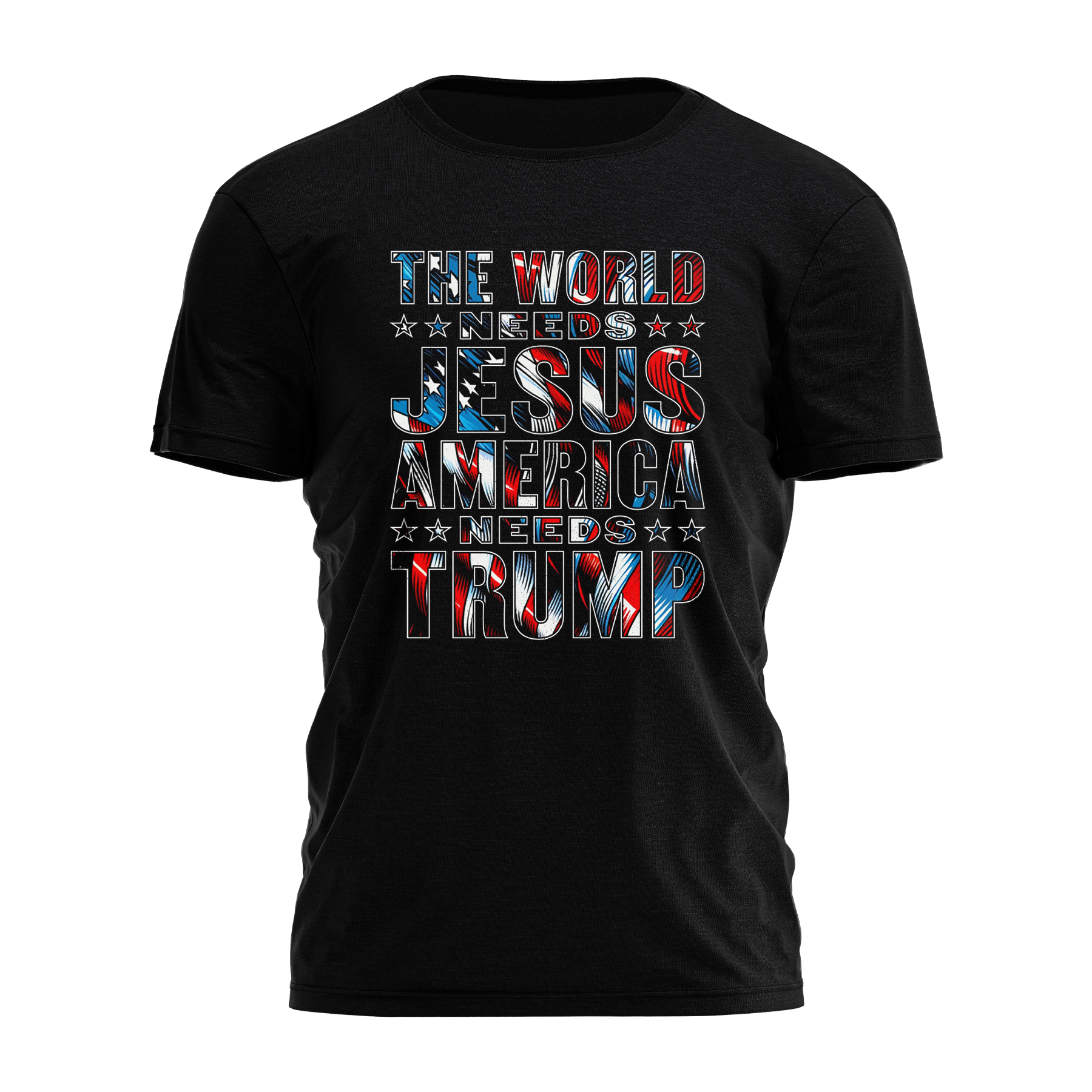 The World Needs Jesus America Needs Trump Shirt Tee Hoodie, Sweatshirt | PodTeesHub.com
