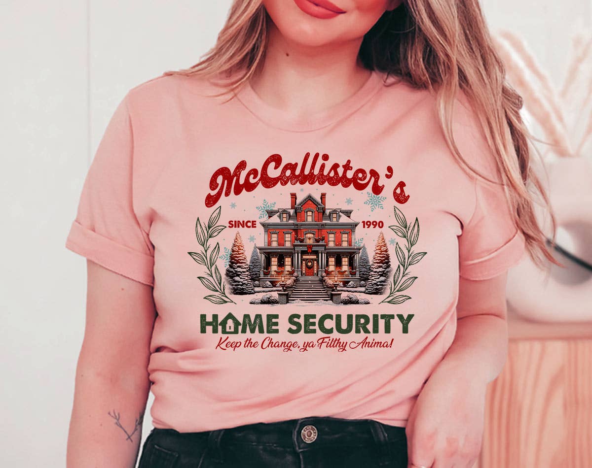 Mccallister's Home Security - Funny Christmas T-Shirt Hoodie, Sweatshirt | PodTeesHub.com