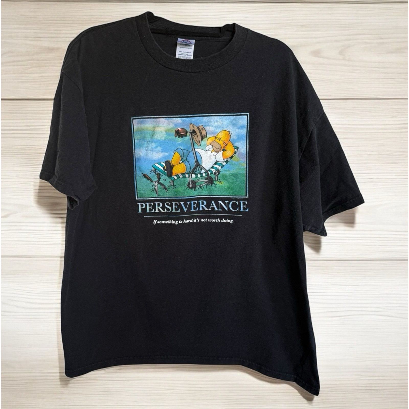 Delta Homer Simpson Perseverance Matt Groening Funny T Shirt Xl Hoodie, Sweatshirt | PodTeesHub.com