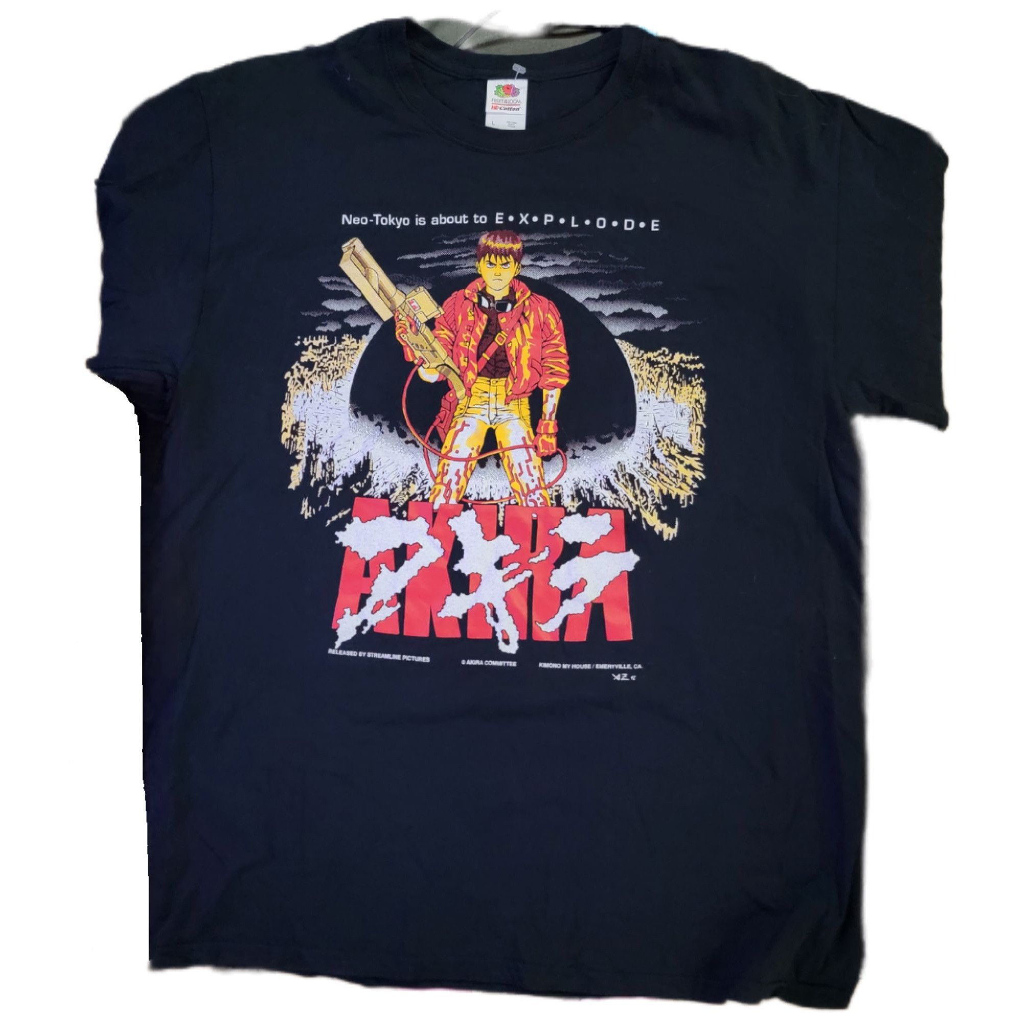 Fruit Of The Loom Akira Neo Tokyo Anime Graphic T Shirt Vintage 1988 Movie Pro Hoodie, Sweatshirt | PodTeesHub.com