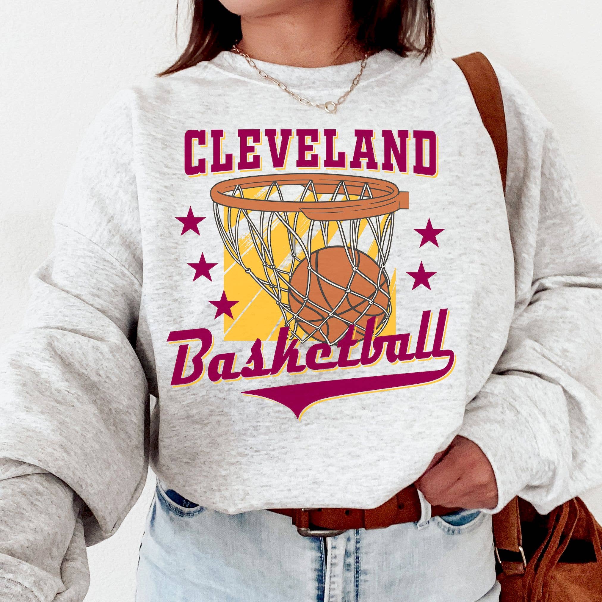 Vintage Cleveland Cavaliers Basketball Sweatshirt – Fan Styl T-Shirts, Hoodie | PodTeesHub.com