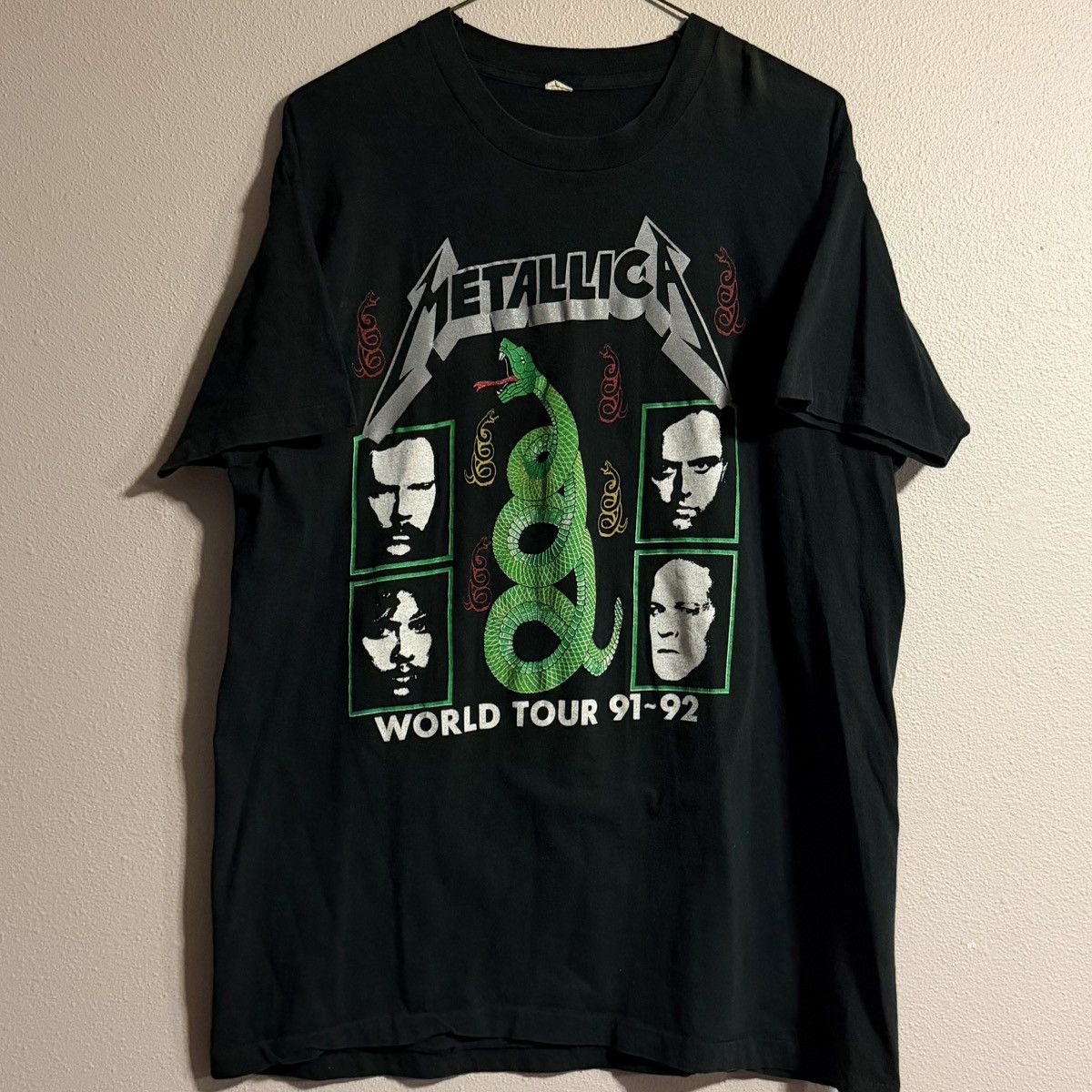 Band Tees Vtg 1991 1992 Metallica Rules World Tour Tee 3xl Xlt 90s Hoodie, Sweatshirt | PodTeesHub.com