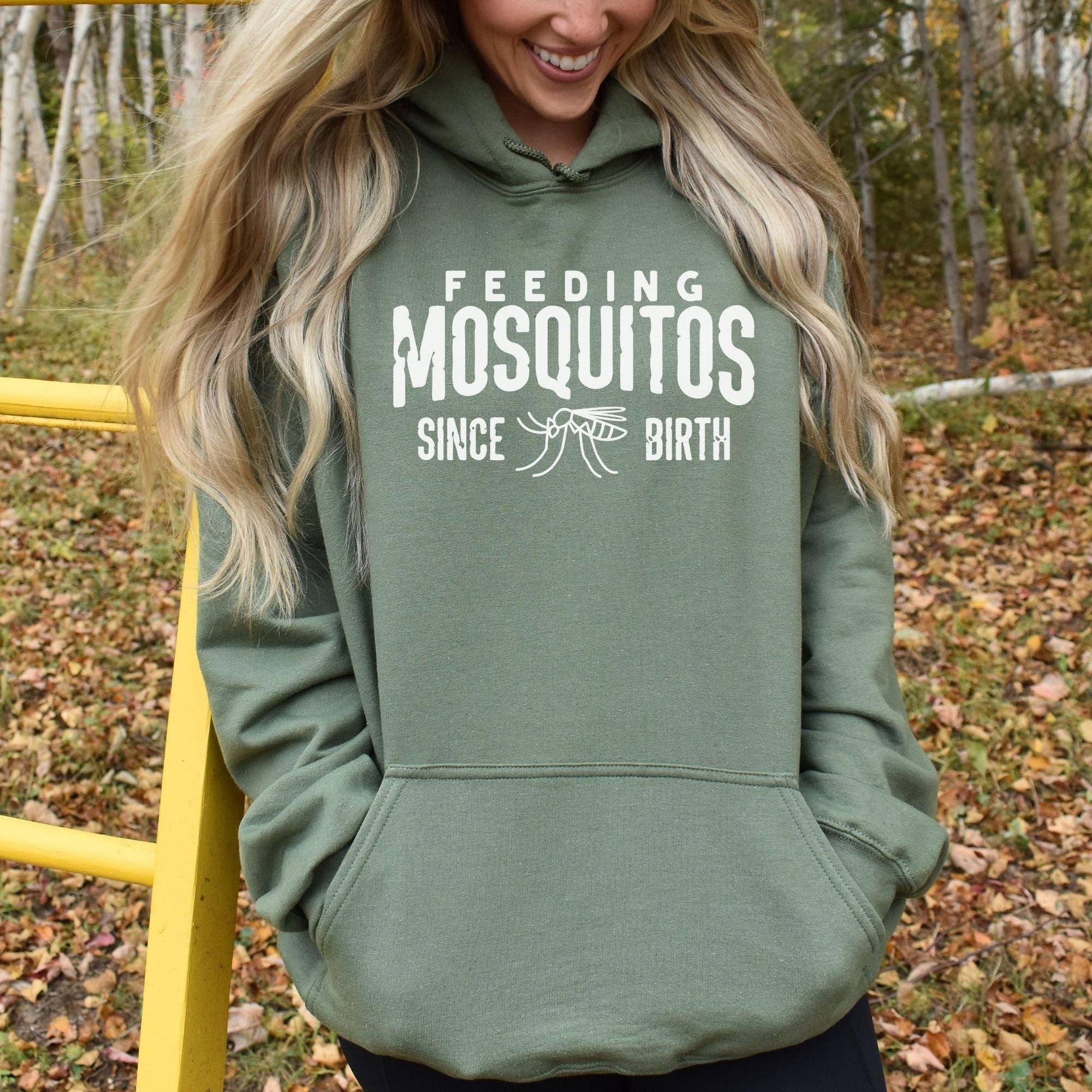 Feeding Mosquitos Unisex Camping Sweatshirt T-Shirts, Hoodie | PodTeesHub.com