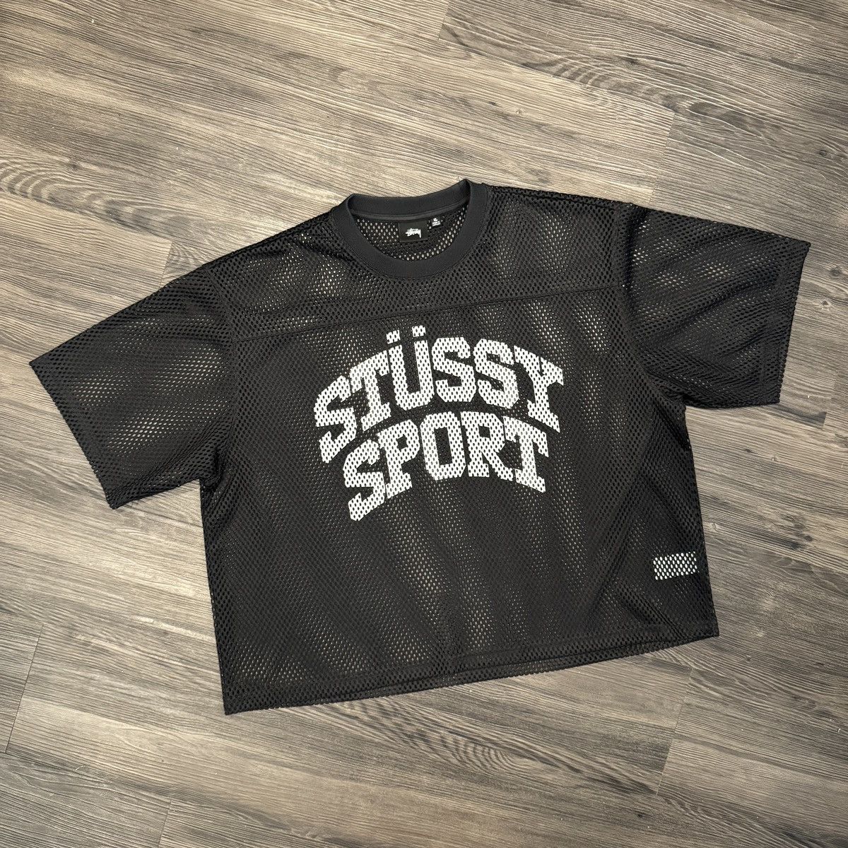 Stussy Sport Mesh Jersey Black T-Shirts, Hoodie, Sweatshirt | PodTeesHub.com
