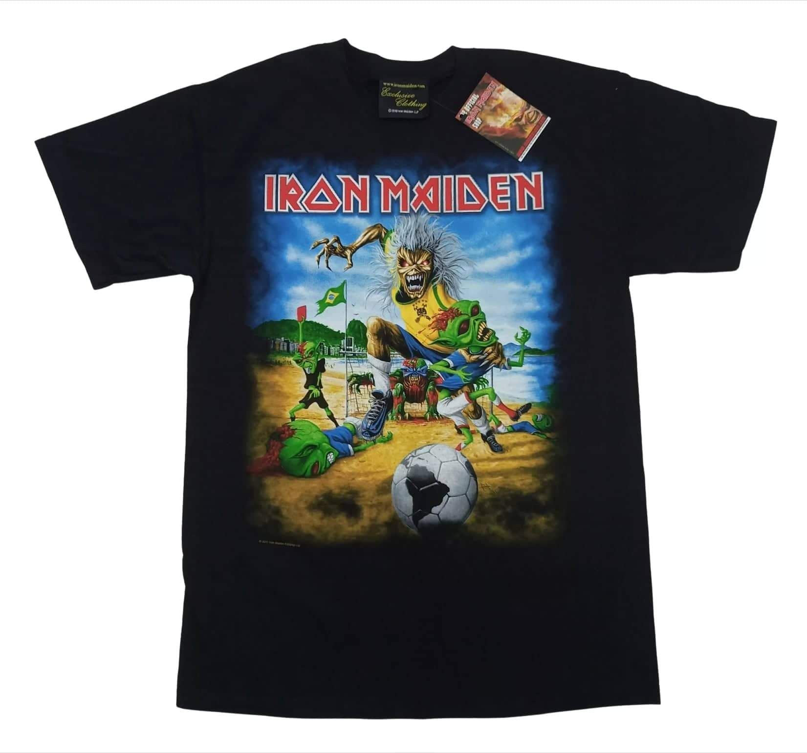 Iron Maiden Authentic Exclusive Iron Maiden Promo Tour Brazil 2011 T-Shirts, Hoodie, Sweatshirt | PodTeesHub.com