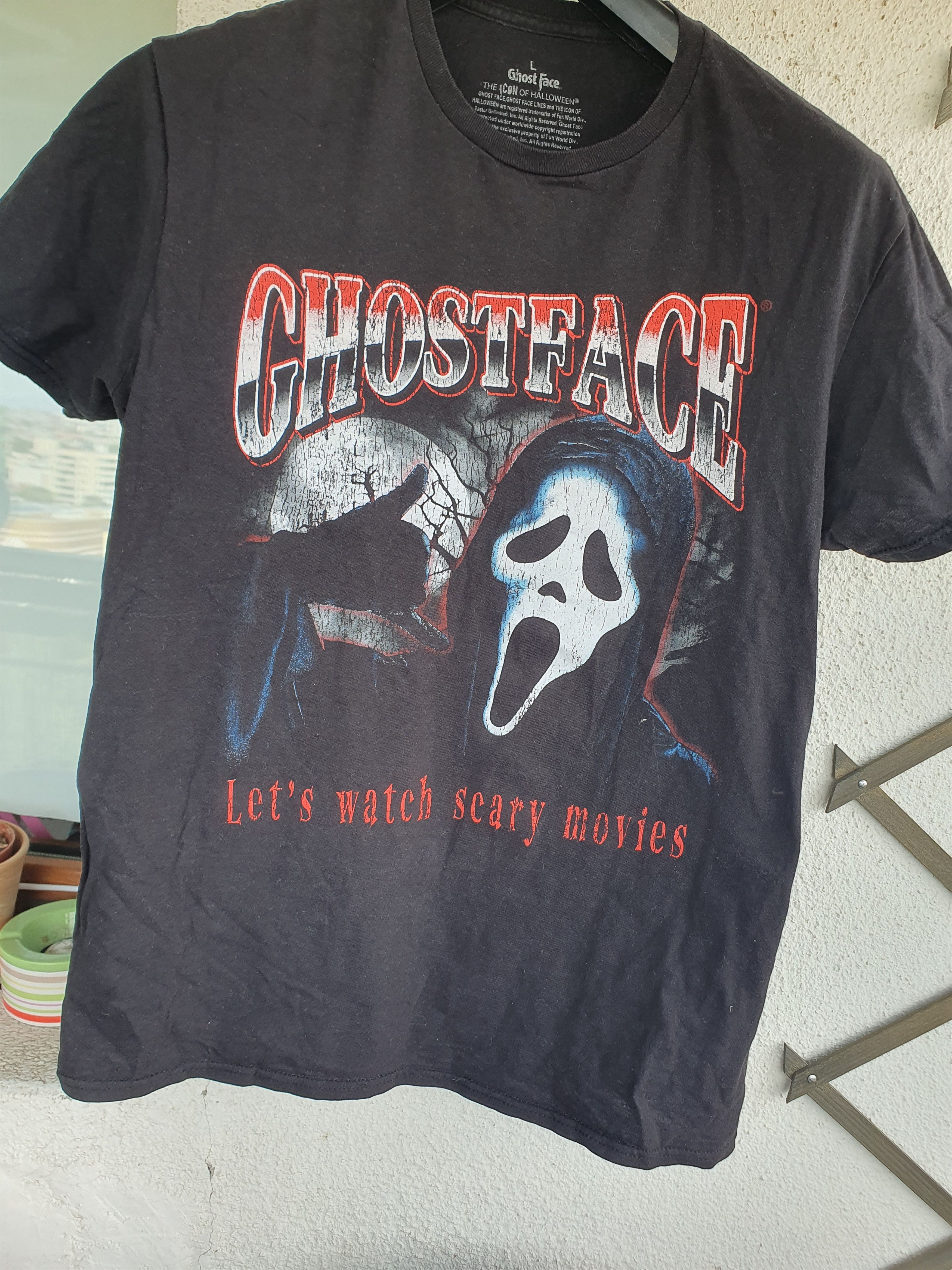 Swagger Ghostface Icon Halloween Let S Watch Scary Movies L T-Shirts, Hoodie, Sweatshirt