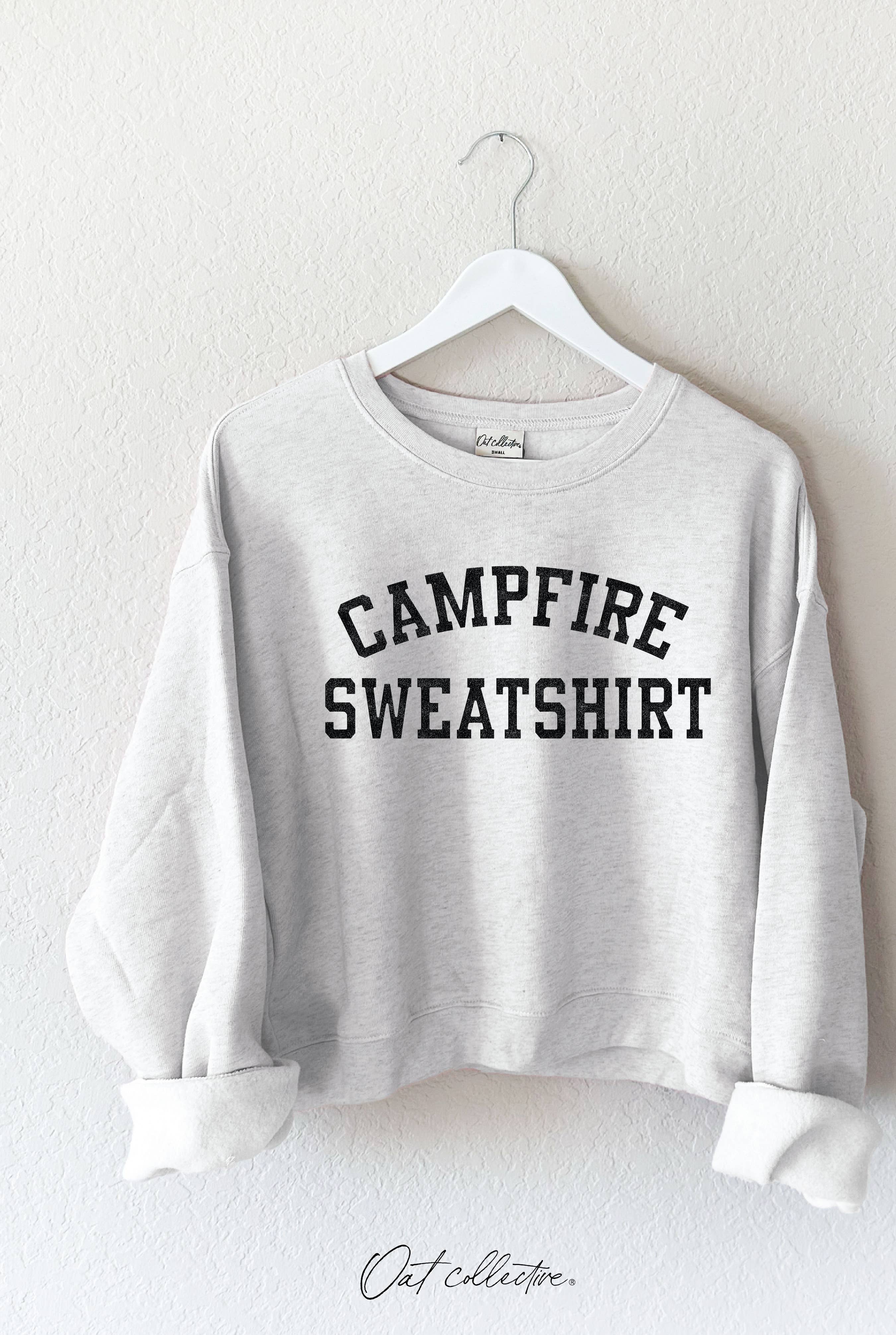 Campfire Sweatshirt Mid Graphic Sweatshirt T-Shirts, Hoodie | PodTeesHub.com