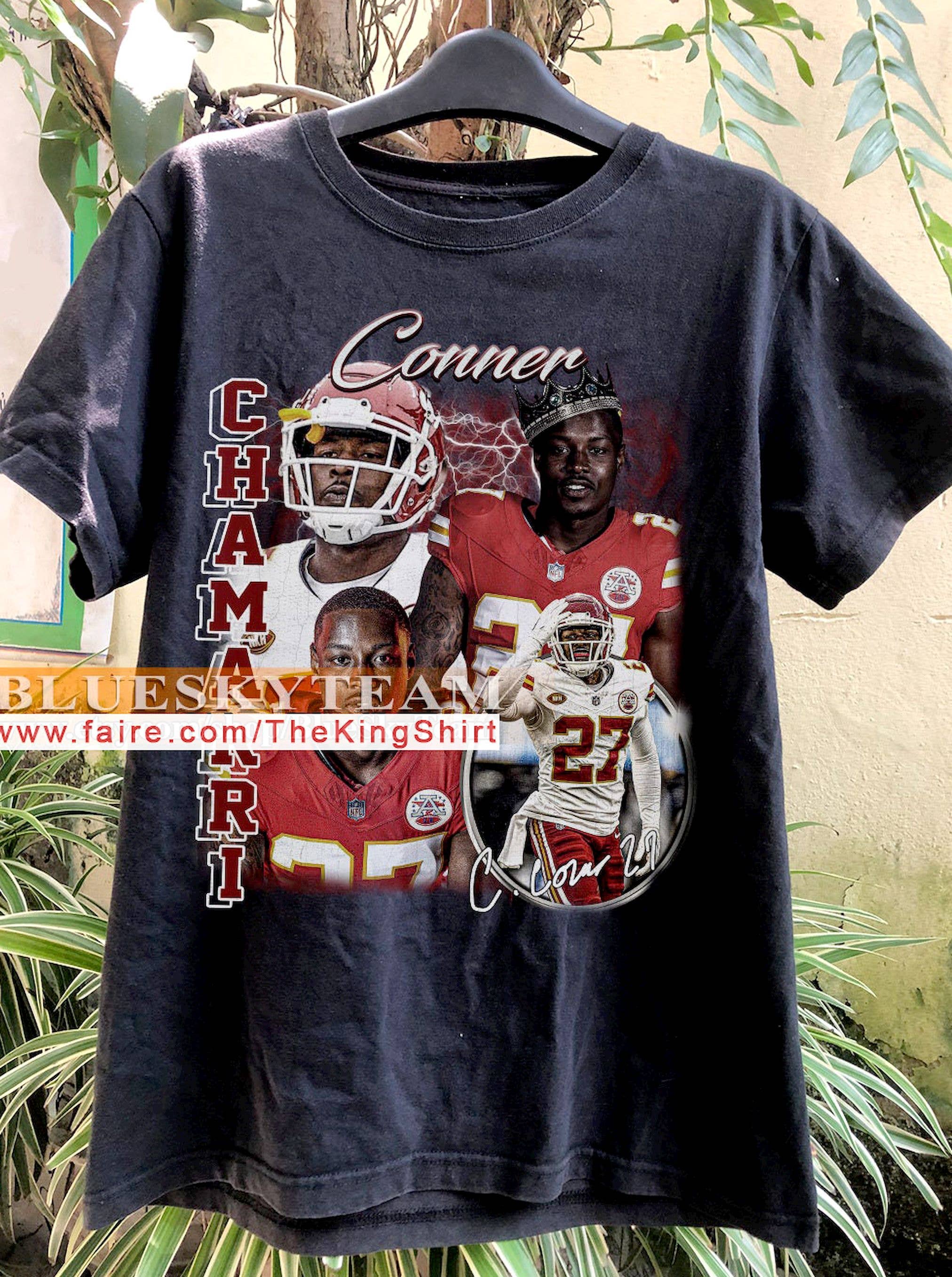 Vintage 90s Chamarri Conner T-Shirt - Retro Football Sport T Hoodie, Sweatshirt | PodTeesHub.com