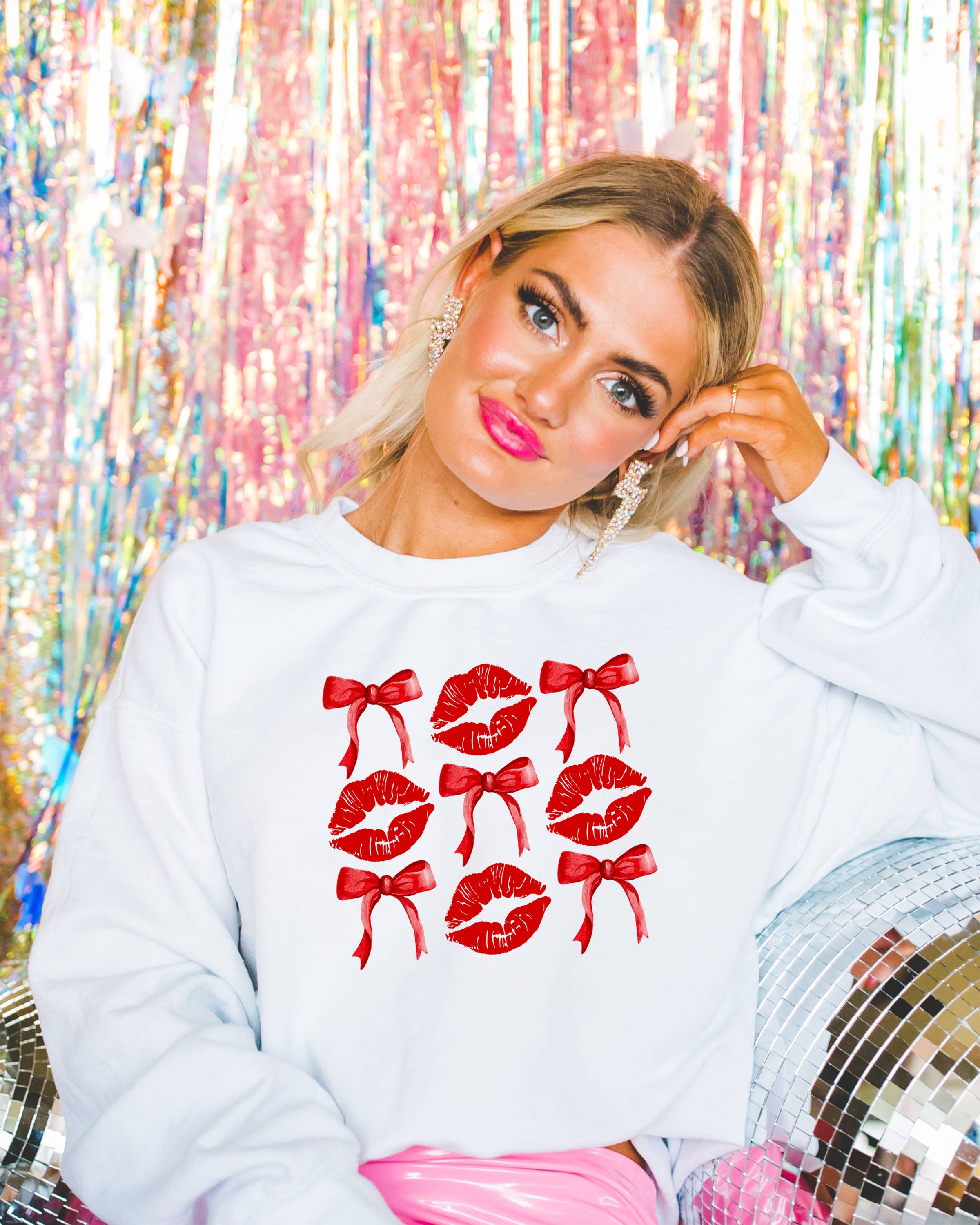 Coquette Sweatshirt, Soft Girl, Valentine's Day Sweatshirt T-Shirts, Hoodie | PodTeesHub.com