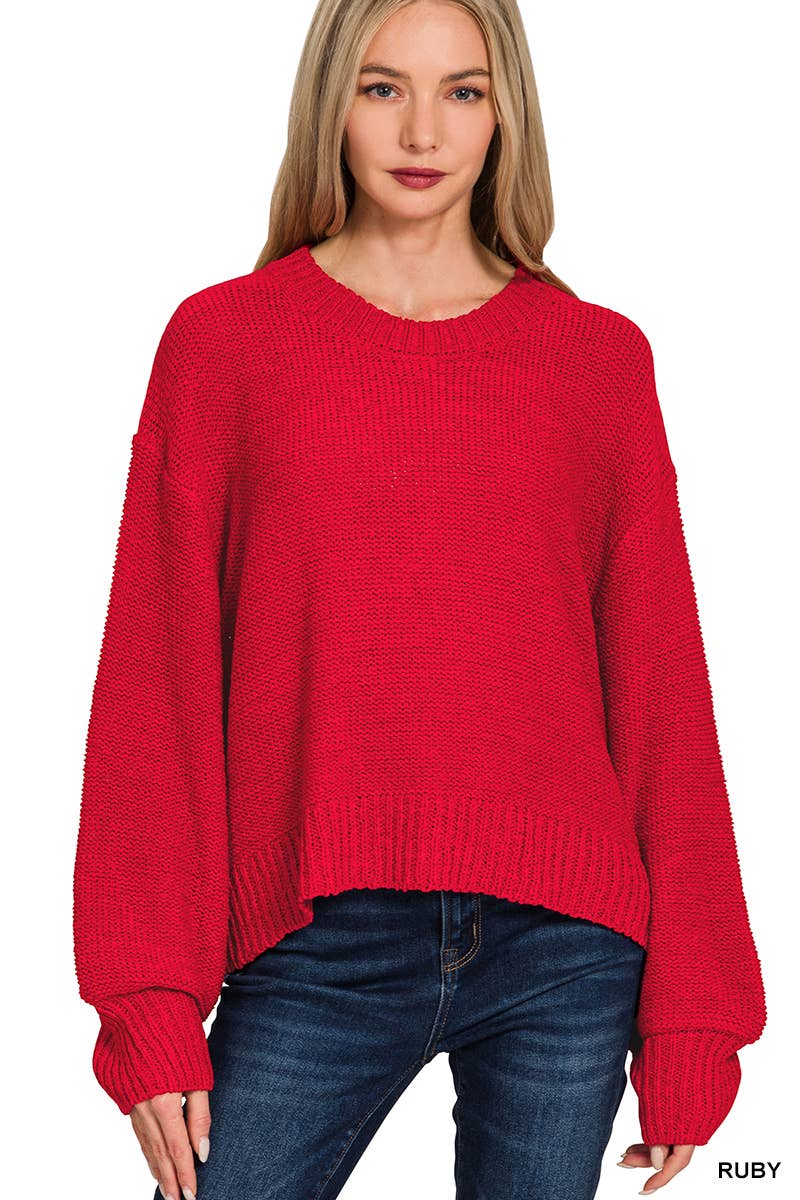 1016 Oversized Baloon Sleeve Sweater SI-28189 T-Shirts, Hoodie, Sweatshirt | PodTeesHub.com