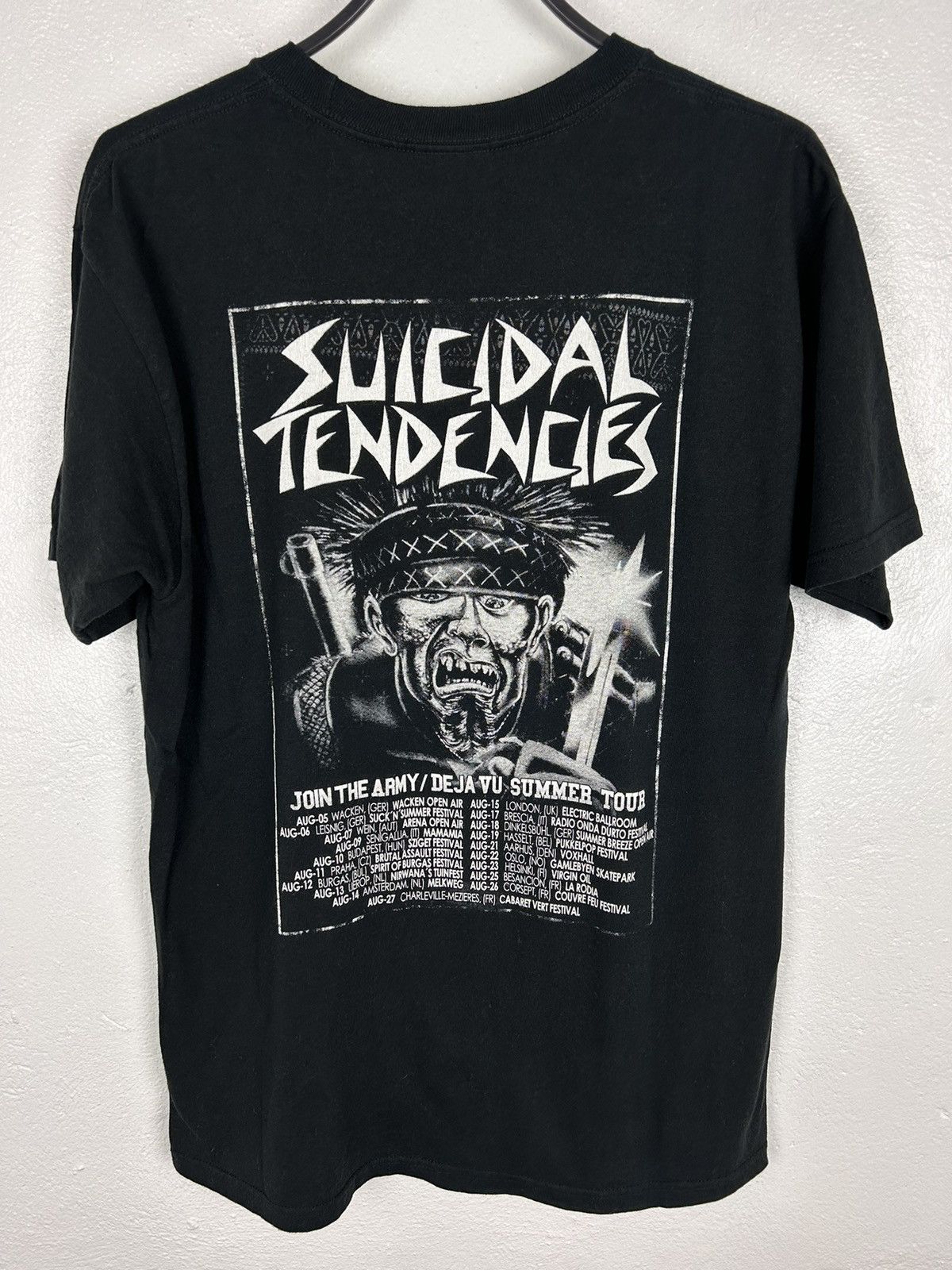 Band Tees Vintage Suicidal Tendencies Join The Army Deja Vu Tour Tee Hoodie, Sweatshirt | PodTeesHub.com