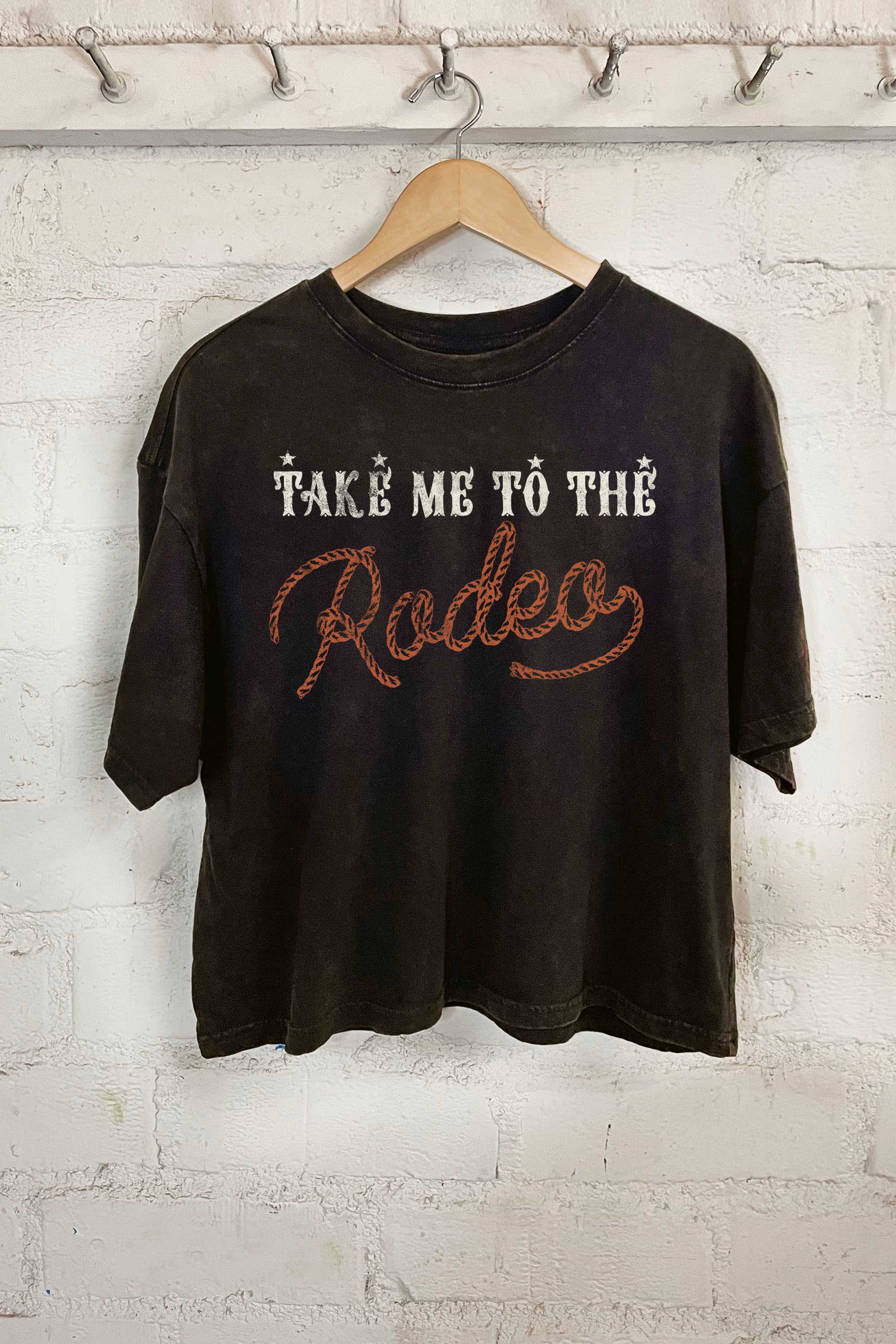Take Me To the Rodeo - Women's Vintage Mineral Wash T-Shirt Hoodie, Sweatshirt | PodTeesHub.com