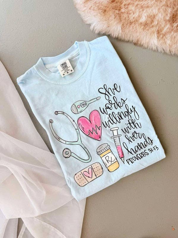 Nursing Proverbs Dtf Graphic Tee Shirt Hoodie, Sweatshirt | PodTeesHub.com