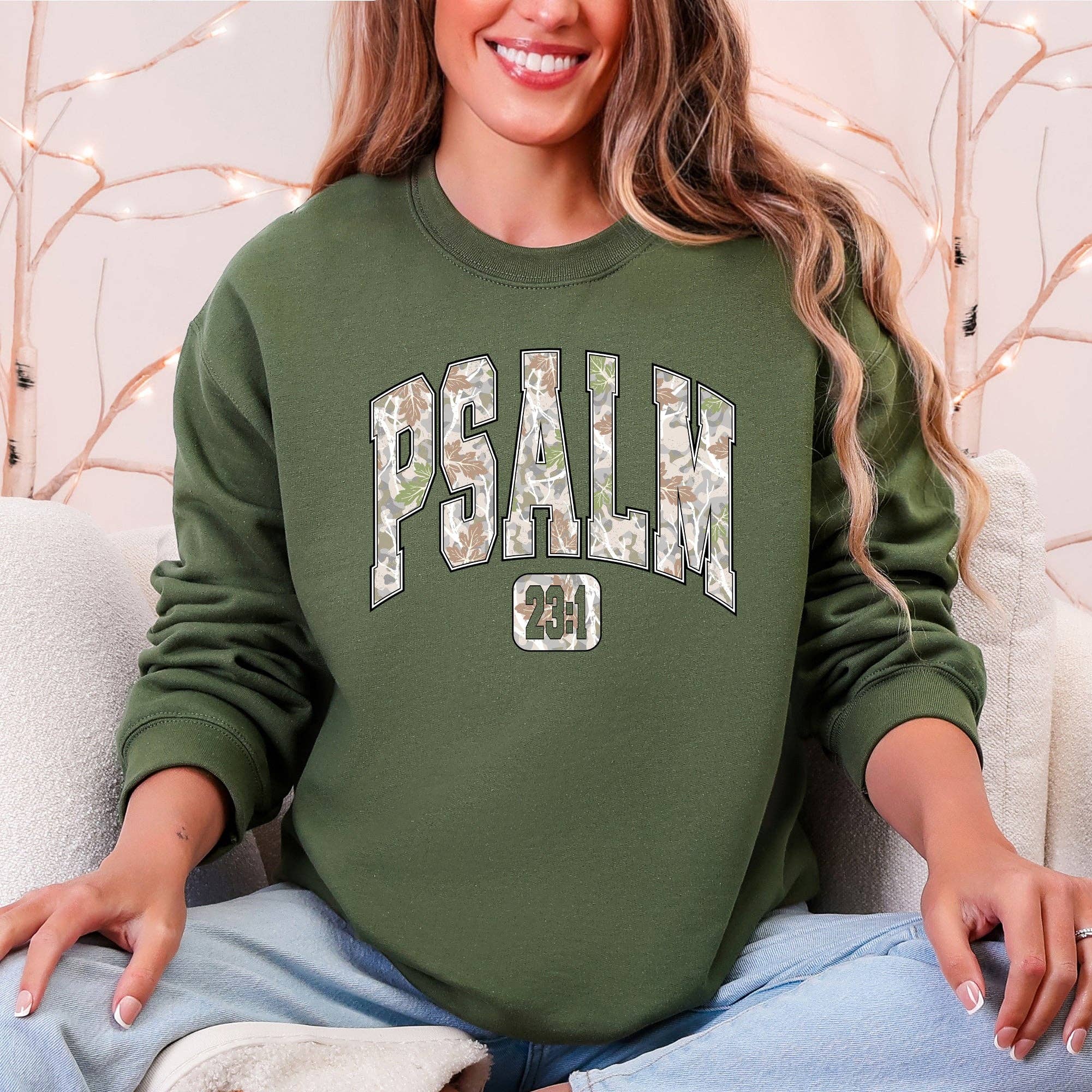 Psalm 23, Camo, Christmas, Faith, Gospel Sweatshirt T-Shirts, Hoodie | PodTeesHub.com