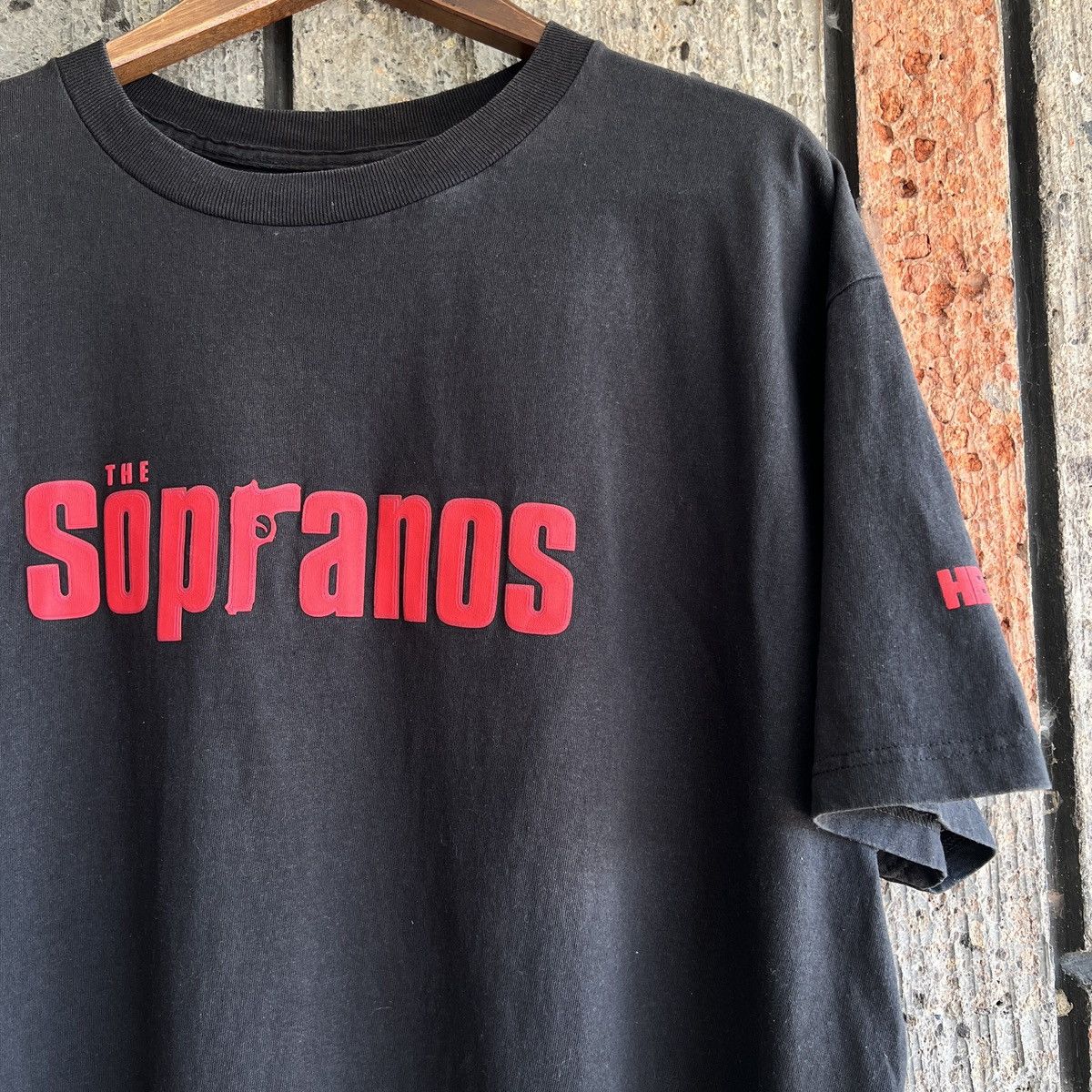 Vintage Vtg 00s Sopranos Tv Series Promo Tee Shirt Bada Bing Hoodie, Sweatshirt | PodTeesHub.com