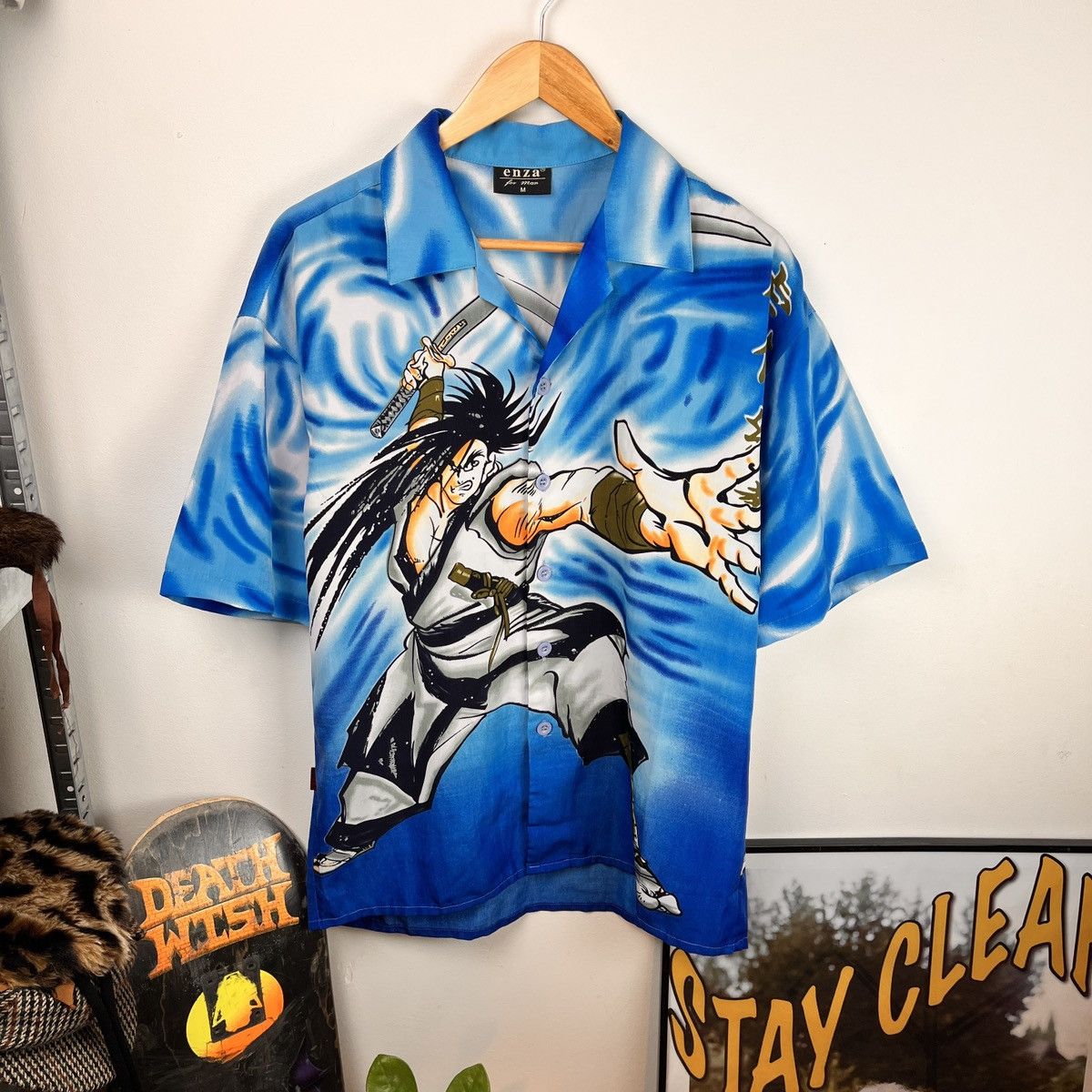 Anime Shirt Samurai Champ Lu 90s Manga Y2k Rap Hoodie, Sweatshirt | PodTeesHub.com