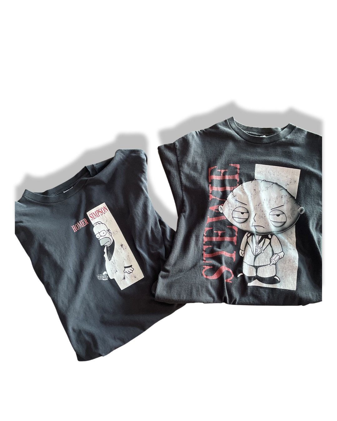 Vintage Scarface Homer Simpson X Stewie Family Guy Bundle T-Shirts, Hoodie, Sweatshirt | PodTeesHub.com