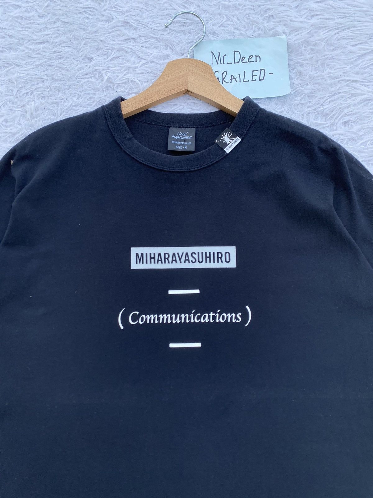 Maison Mihara Yasuhiro Rare Miharayasuhiro Japanese Brand Communication Print Tee Hoodie, Sweatshirt | PodTeesHub.com