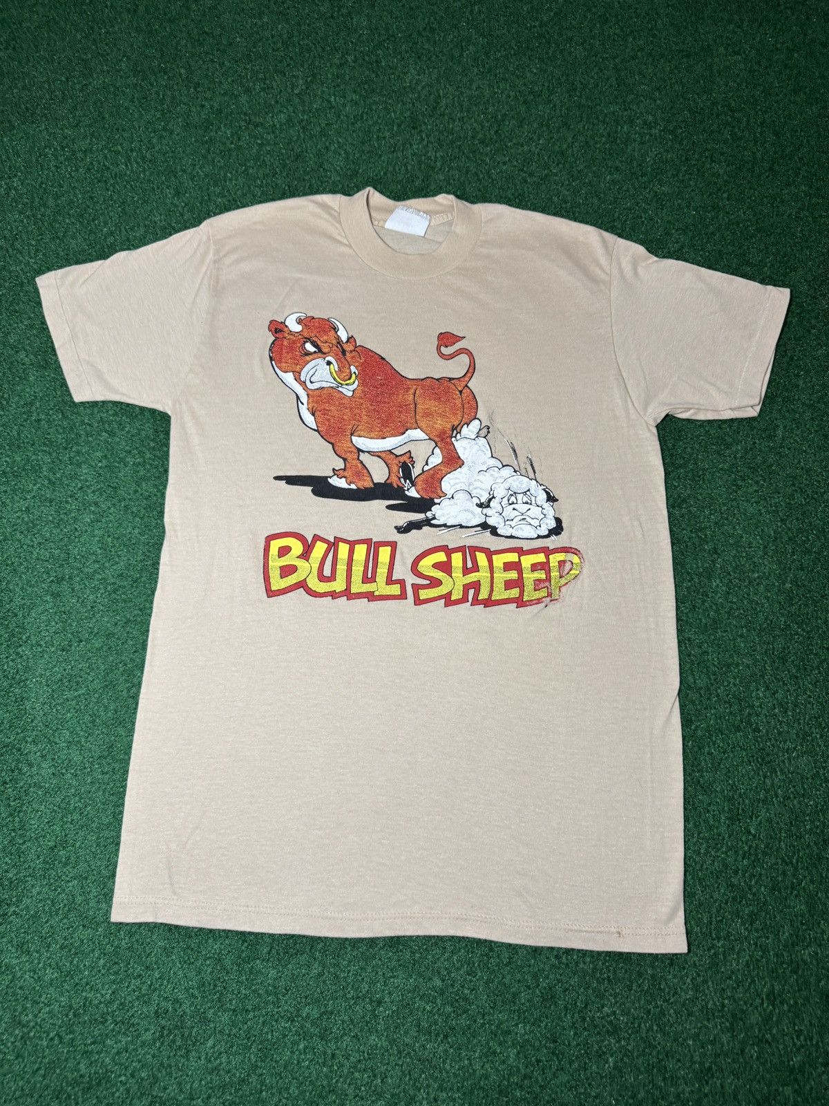 Other Vintage Bull Sheep 80s Bull Sh T Animal Print Funny T Shirt Hoodie, Sweatshirt | PodTeesHub.com