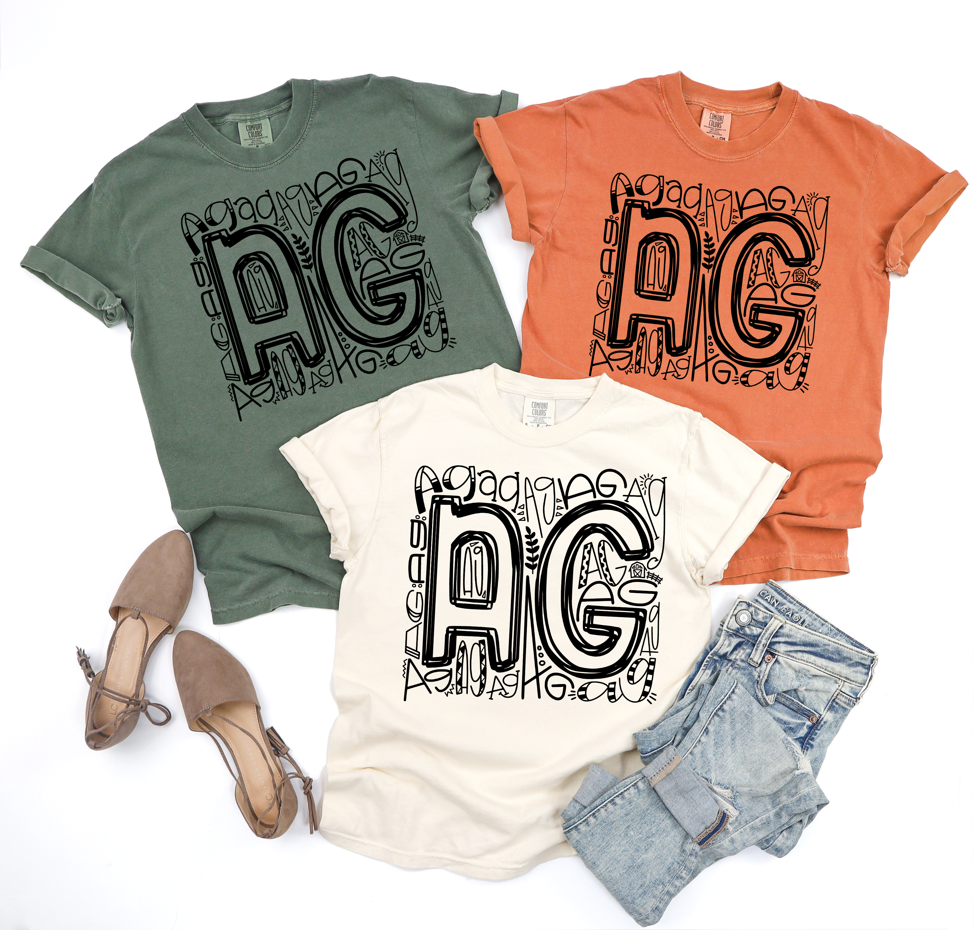 Ag Words Tee Hoodie, Sweatshirt | PodTeesHub.com